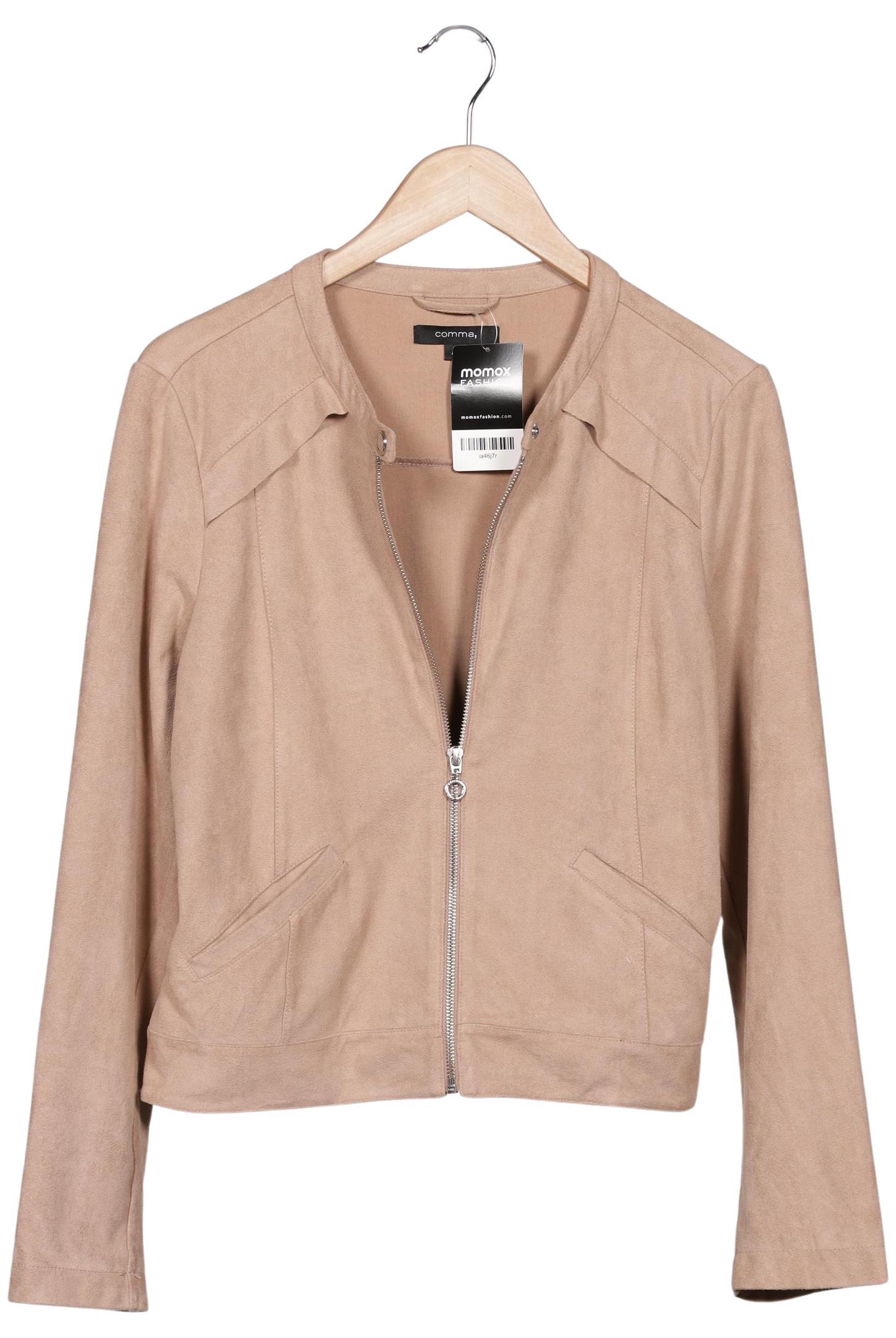 

Comma Damen Jacke, beige, Gr. 58
