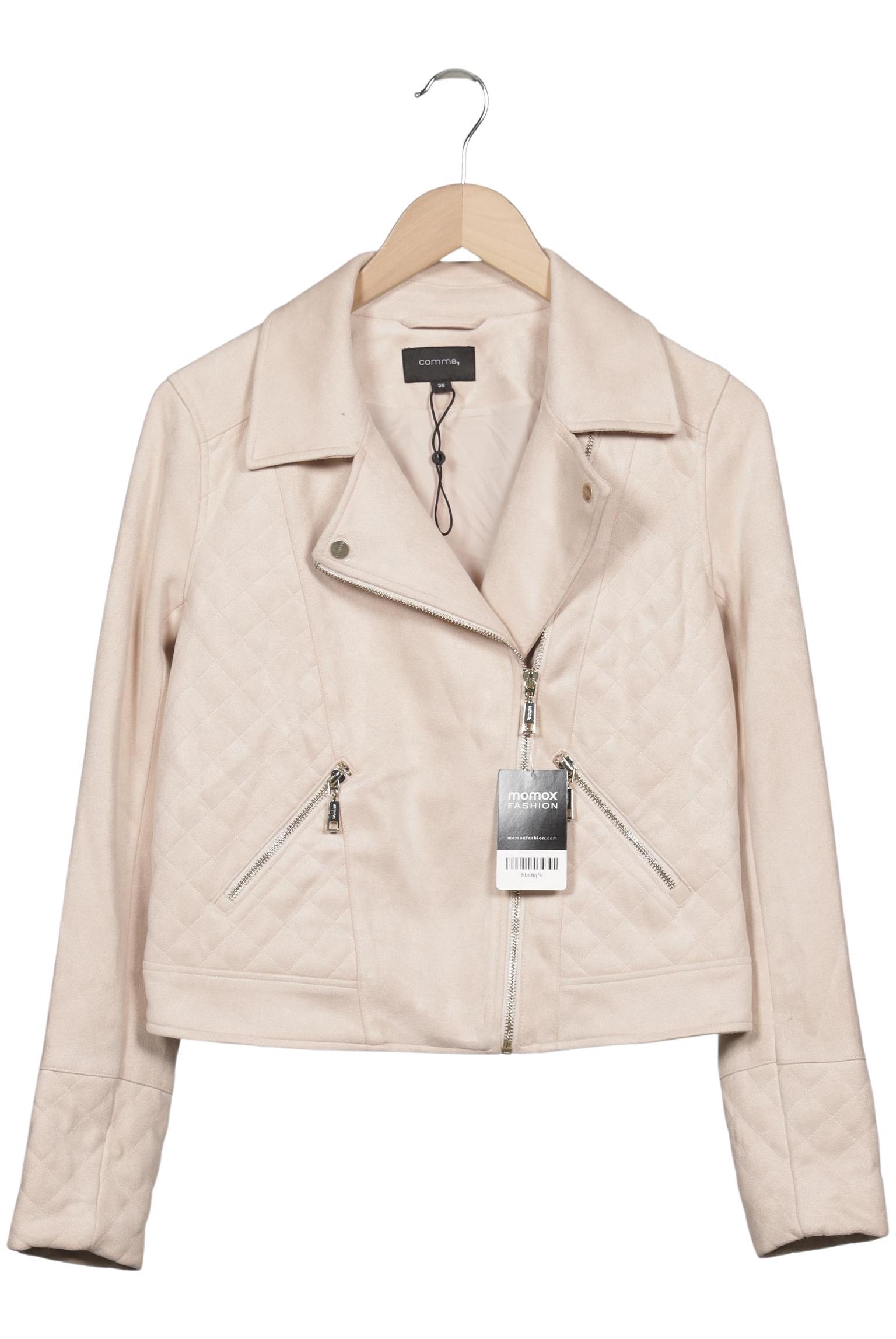 

Comma Damen Jacke, beige, Gr. 38