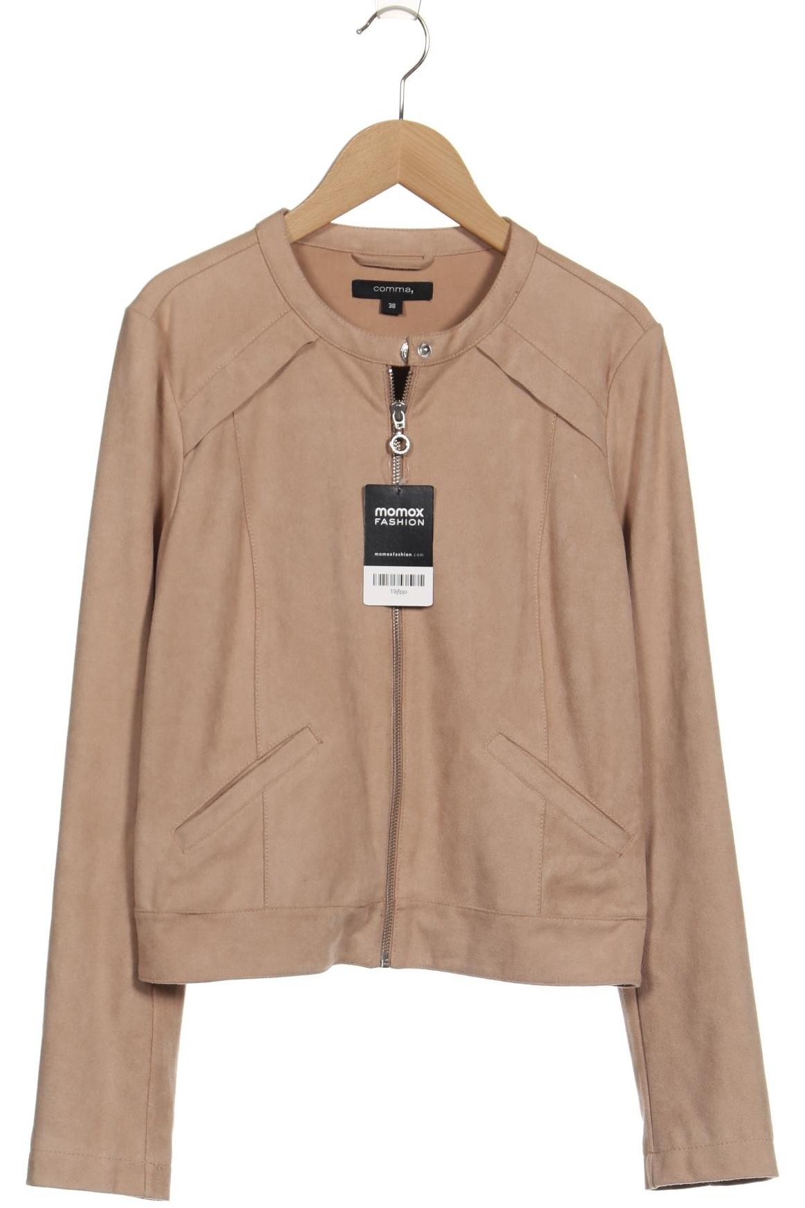 

Comma Damen Jacke, beige, Gr. 38