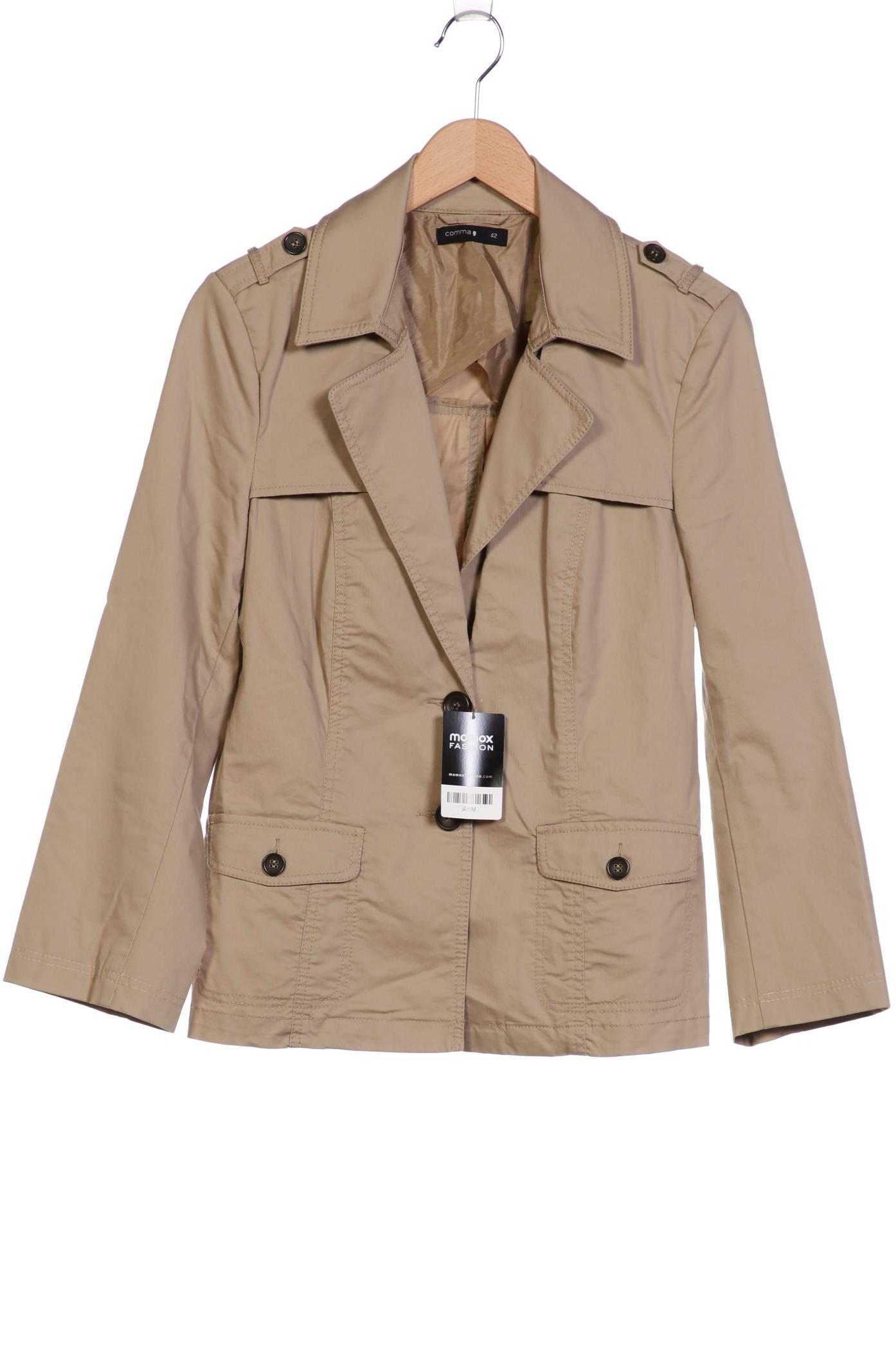 

Comma Damen Jacke, beige, Gr. 42