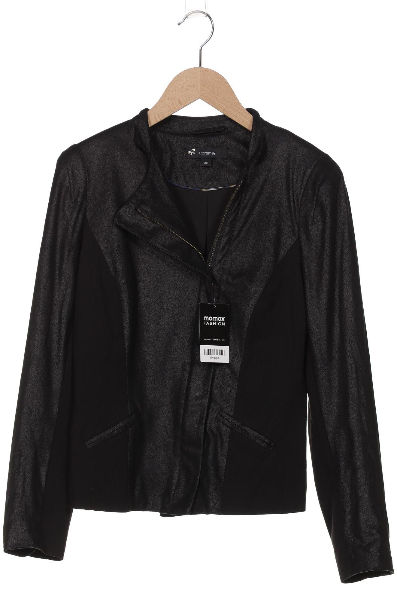 

Comma Damen Jacke, schwarz, Gr. 36