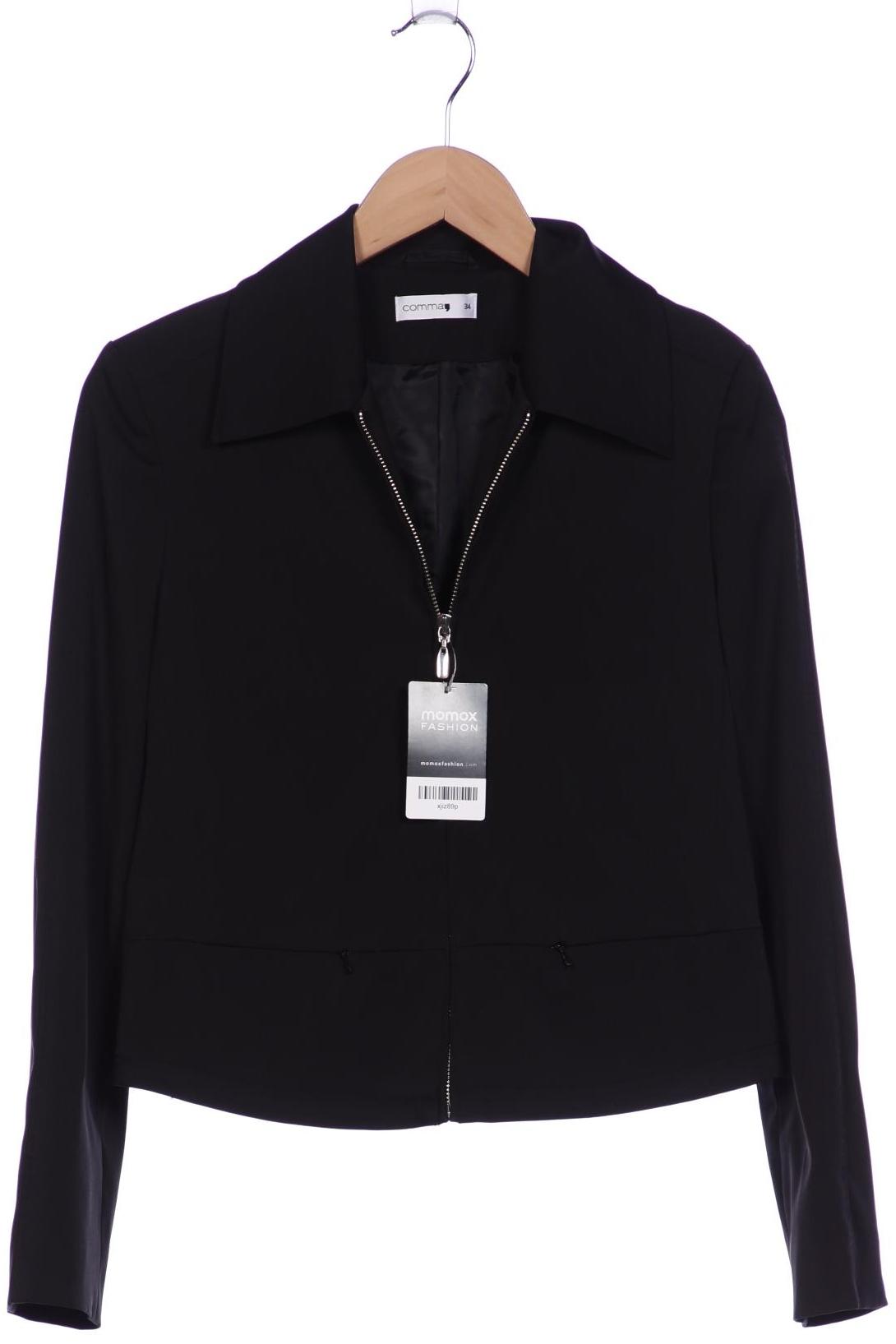 

Comma Damen Jacke, schwarz, Gr. 34