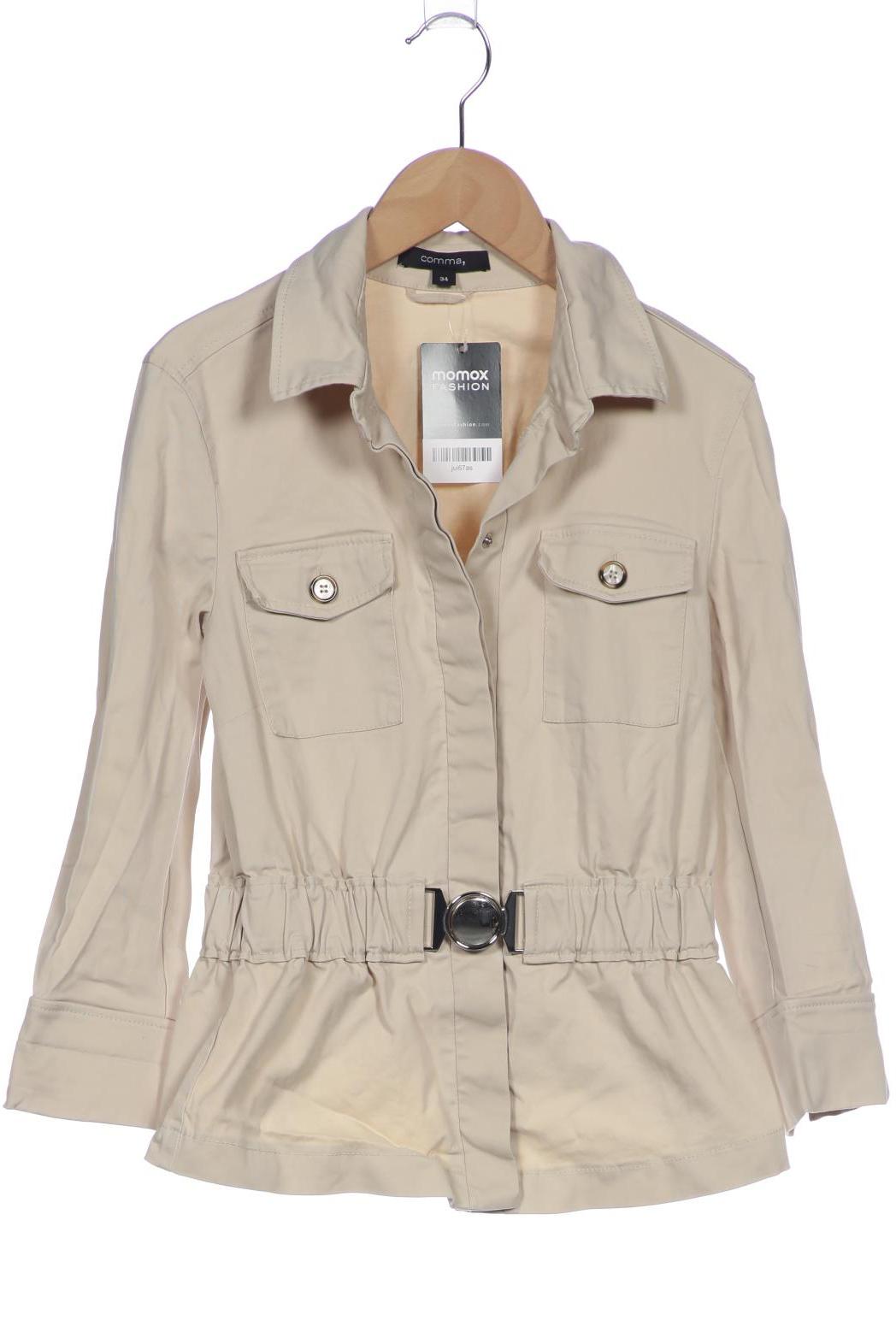 

Comma Damen Jacke, beige, Gr. 34