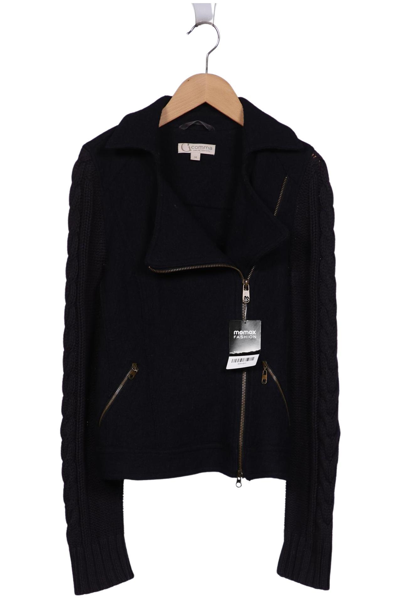 

Comma Damen Jacke, marineblau, Gr. 34