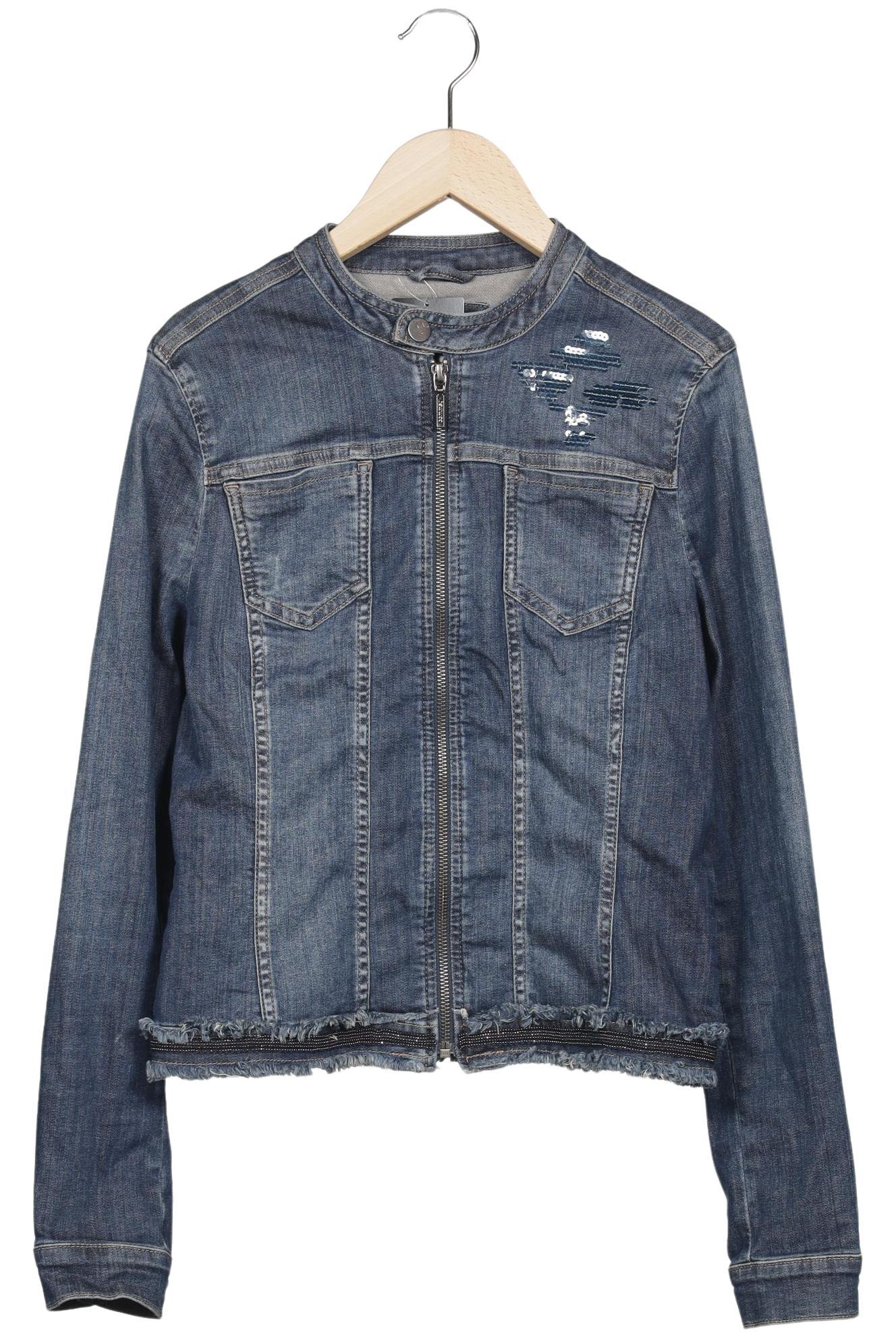 

Comma Damen Jacke, blau, Gr. 38