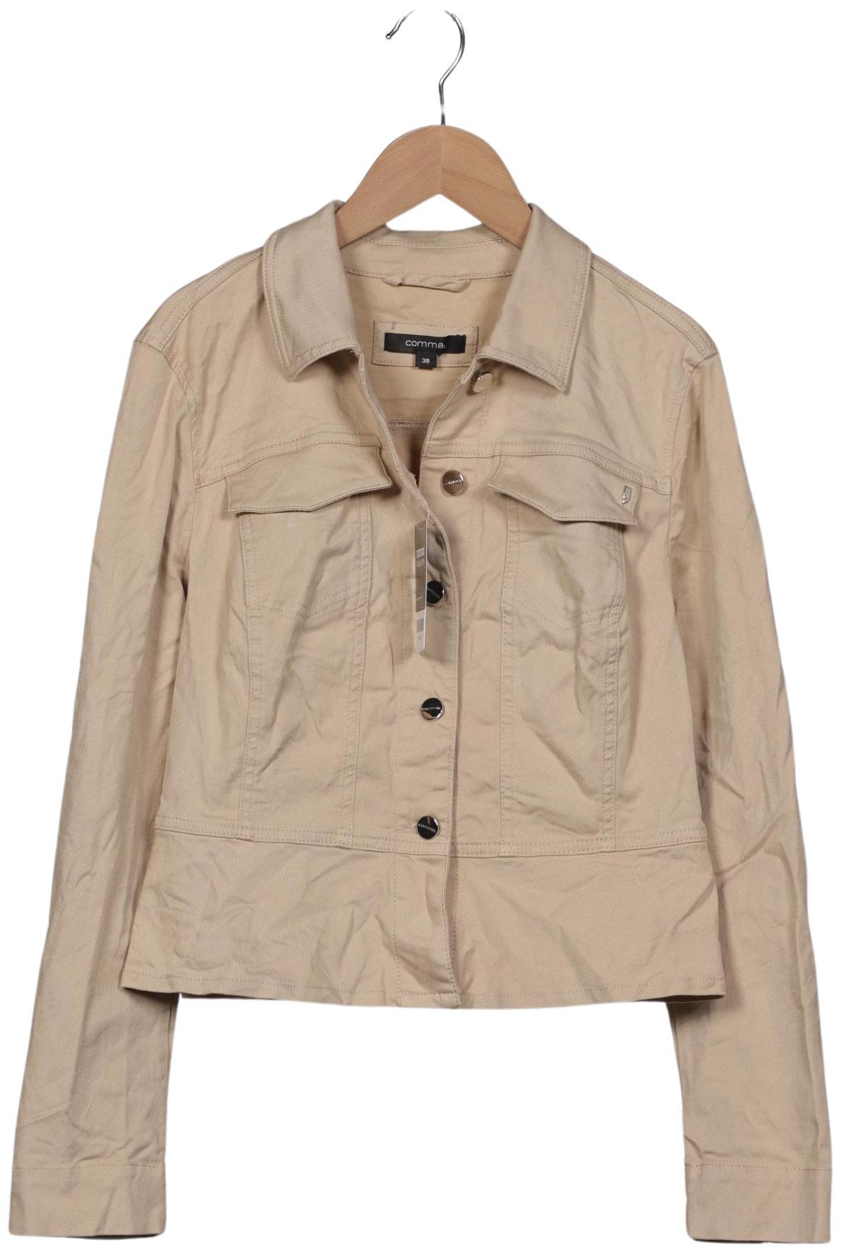 

Comma Damen Jacke, beige, Gr. 38