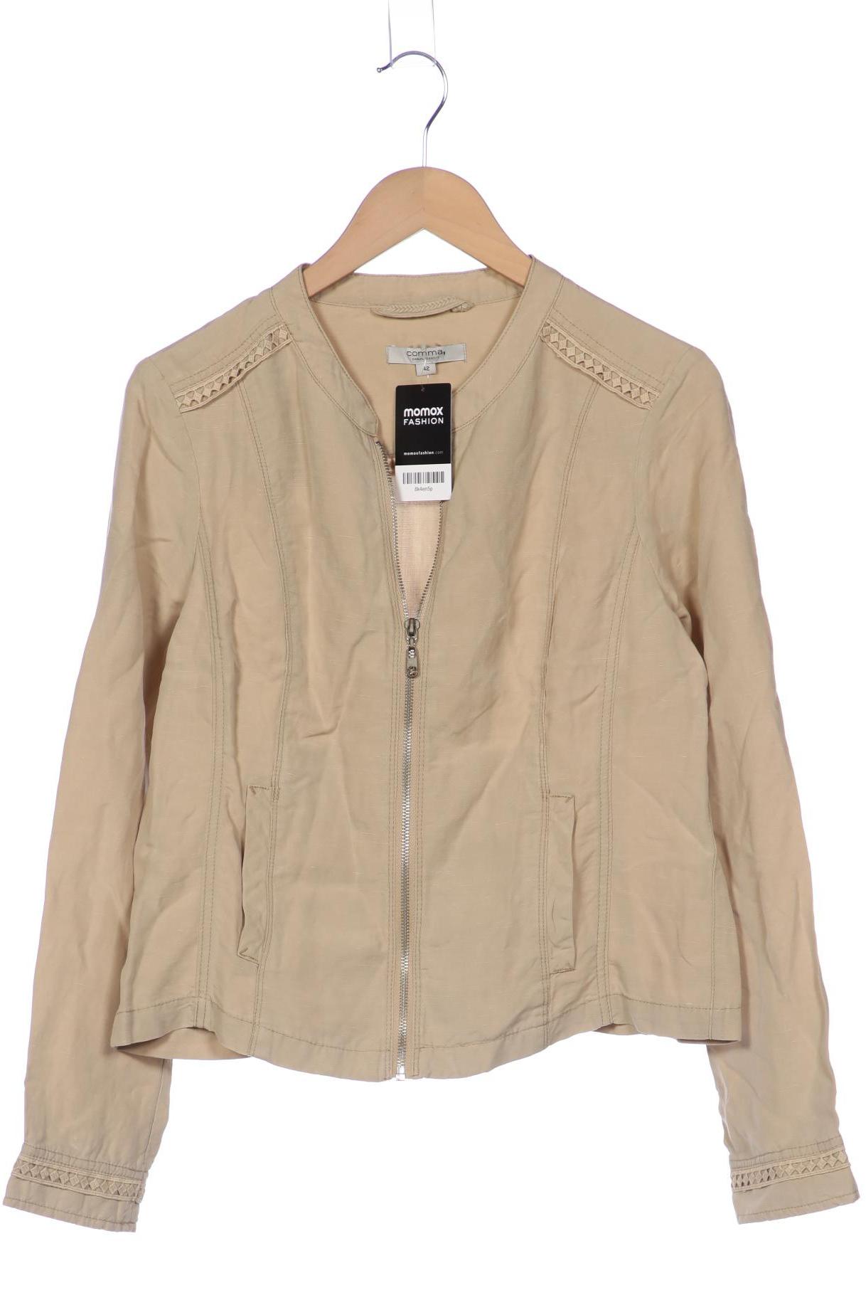 

Comma Damen Jacke, beige, Gr. 42