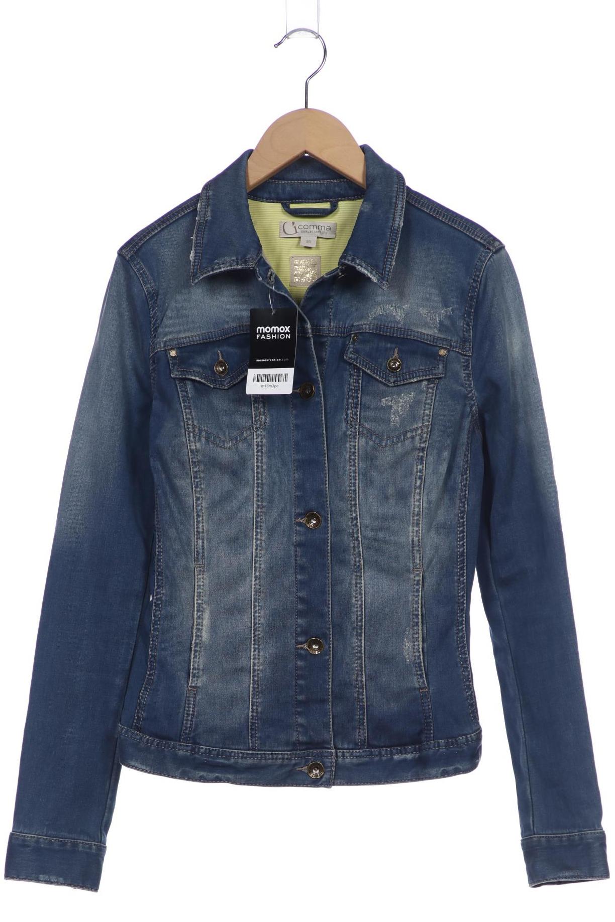 

Comma Damen Jacke, blau, Gr. 36