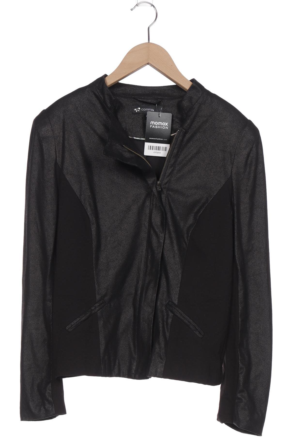 

Comma Damen Jacke, schwarz, Gr. 40