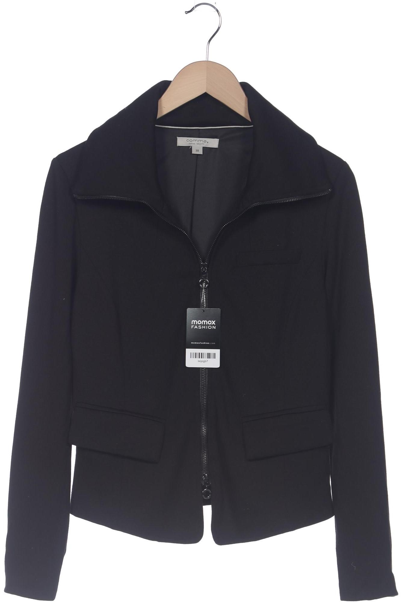 

Comma Damen Jacke, schwarz, Gr. 38