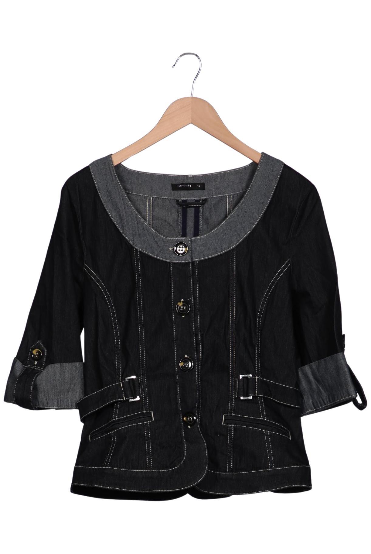 

Comma Damen Jacke, schwarz, Gr. 42