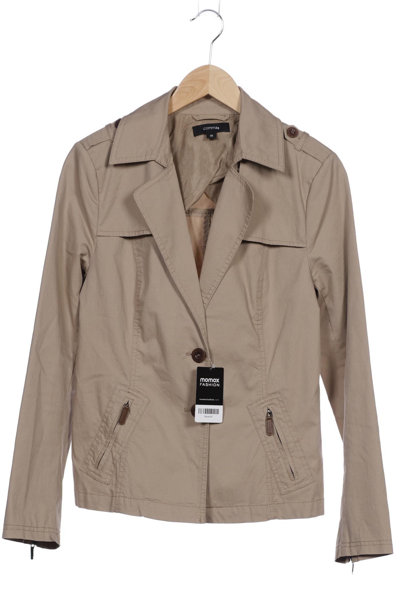 

Comma Damen Jacke, beige, Gr. 38