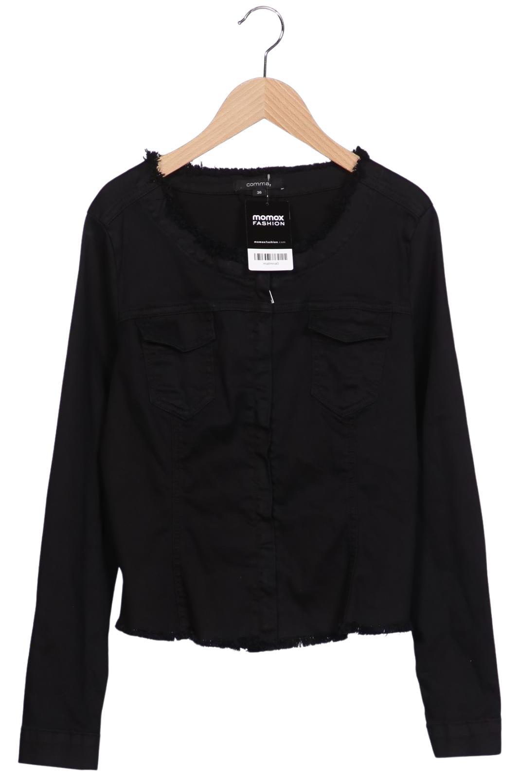 

Comma Damen Jacke, schwarz, Gr. 36