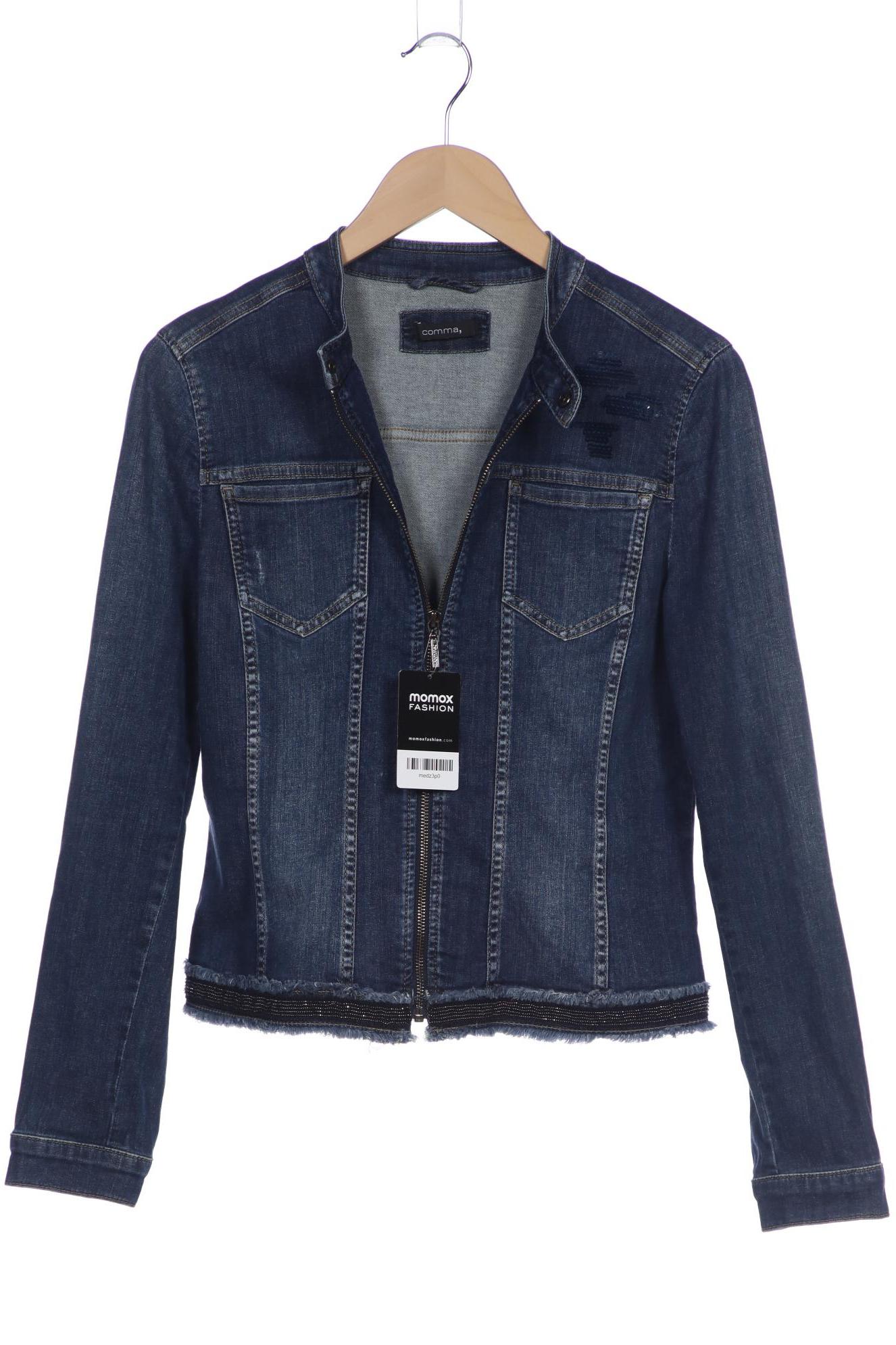 

Comma Damen Jacke, blau, Gr. 38