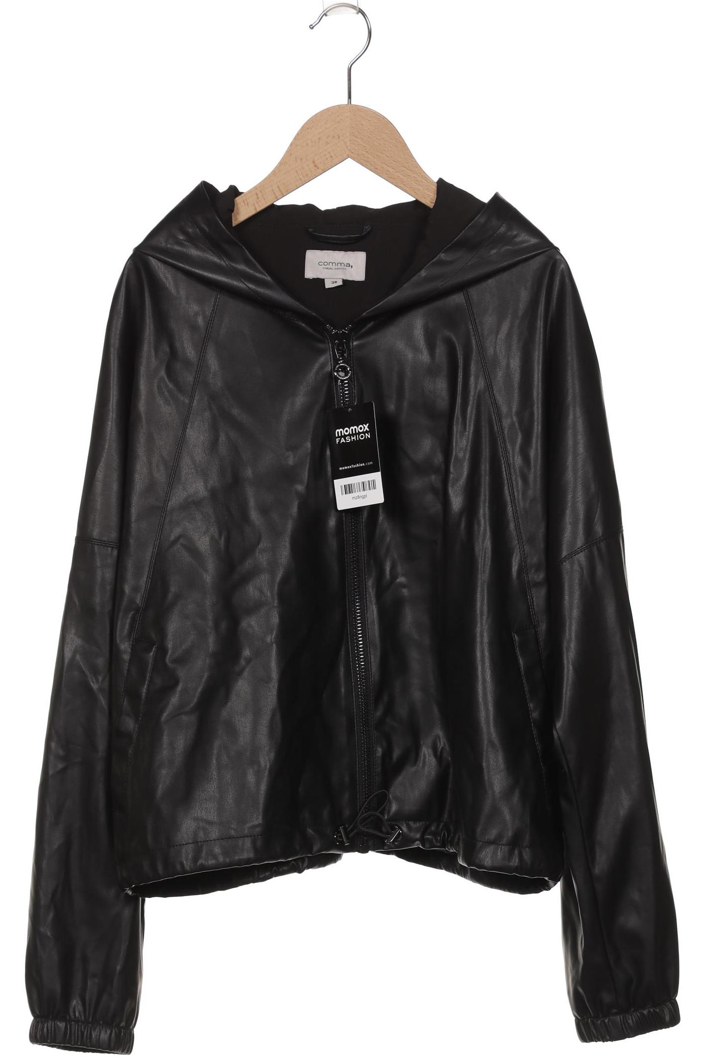 

Comma Damen Jacke, schwarz, Gr. 38