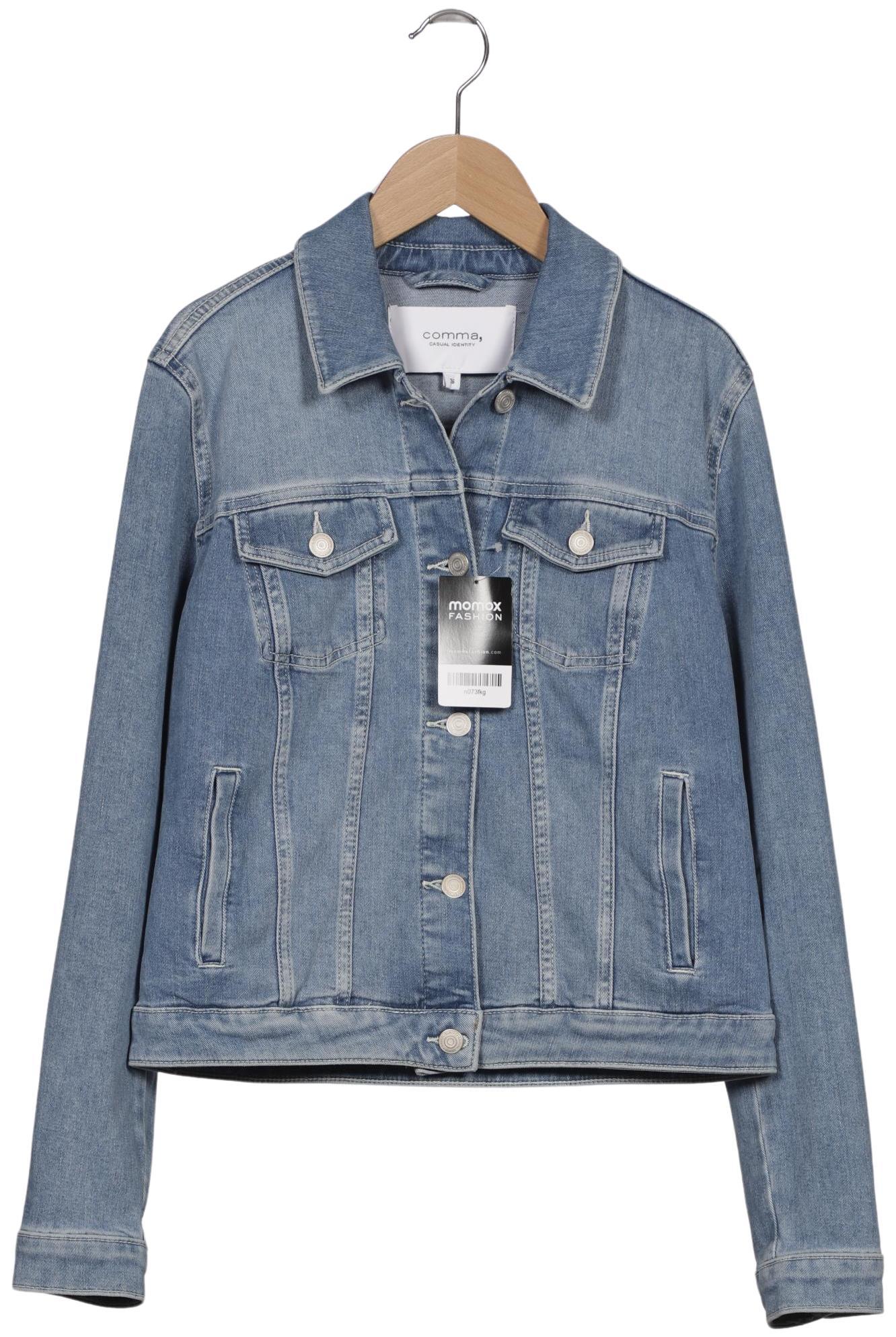 

Comma Damen Jacke, blau, Gr. 36