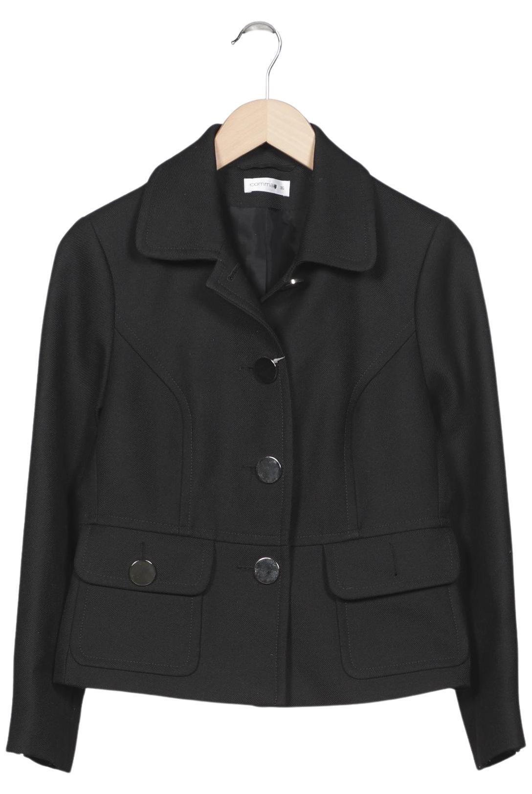 

Comma Damen Jacke, schwarz, Gr. 36