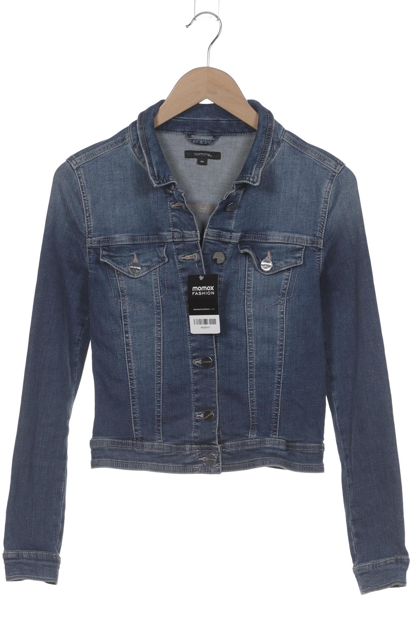 

Comma Damen Jacke, blau, Gr. 36