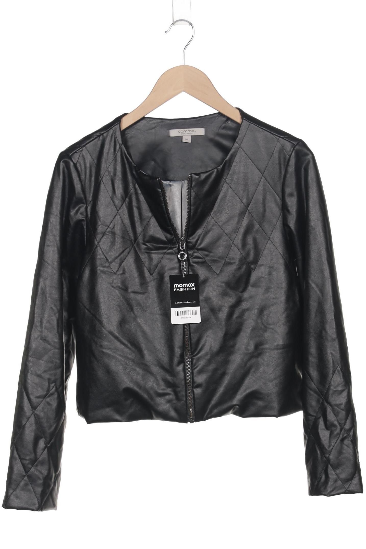 

Comma Damen Jacke, schwarz, Gr. 36