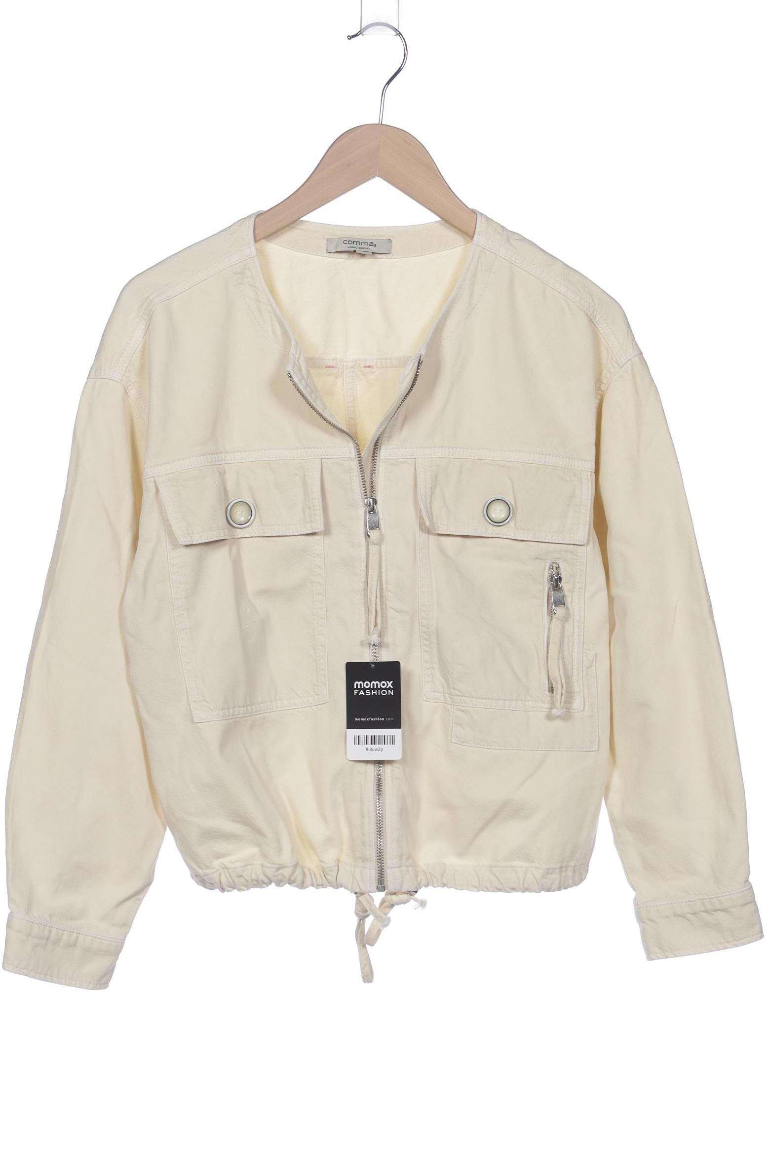 

Comma Damen Jacke, cremeweiß, Gr. 38