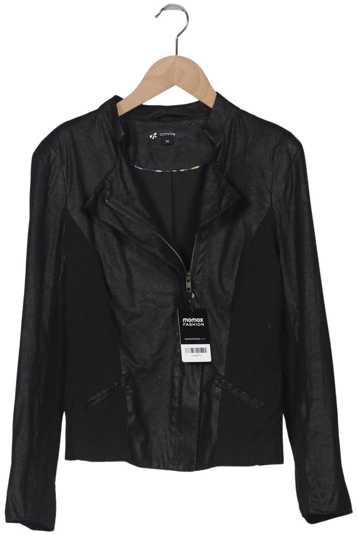 

Comma Damen Jacke, schwarz, Gr. 38