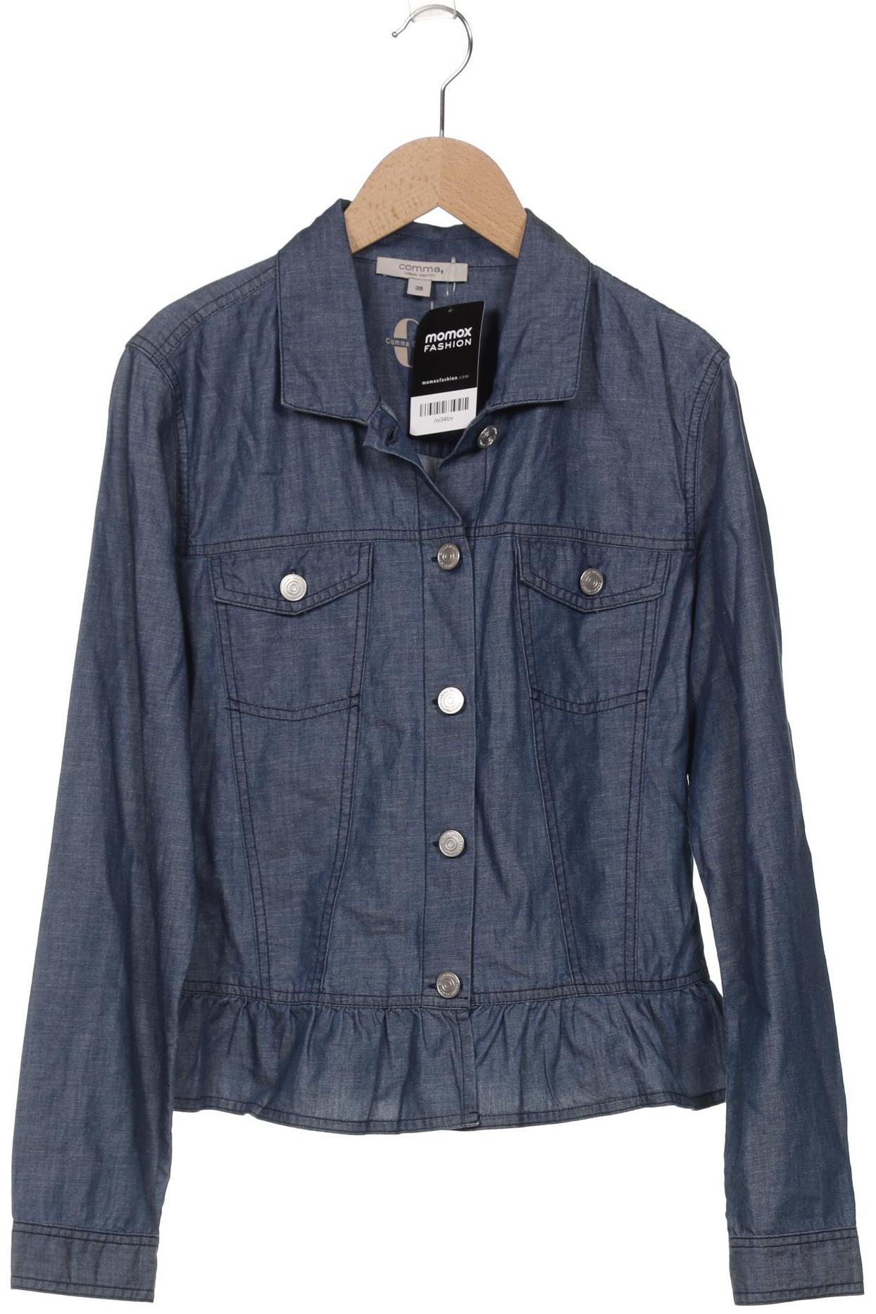 

Comma Damen Jacke, blau, Gr. 38