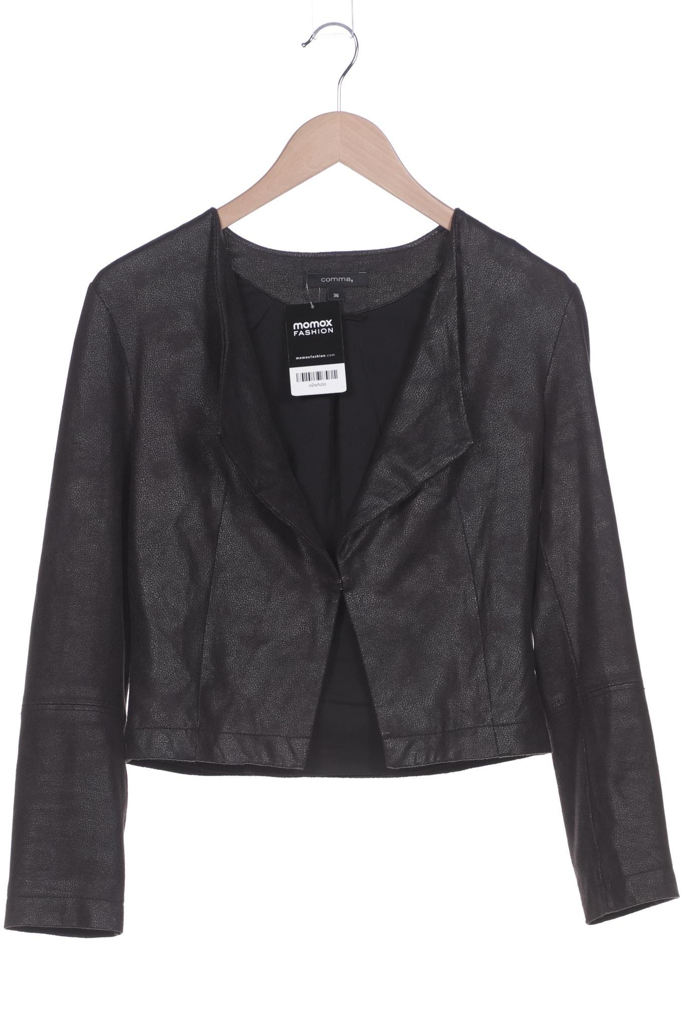 

Comma Damen Jacke, schwarz, Gr. 36