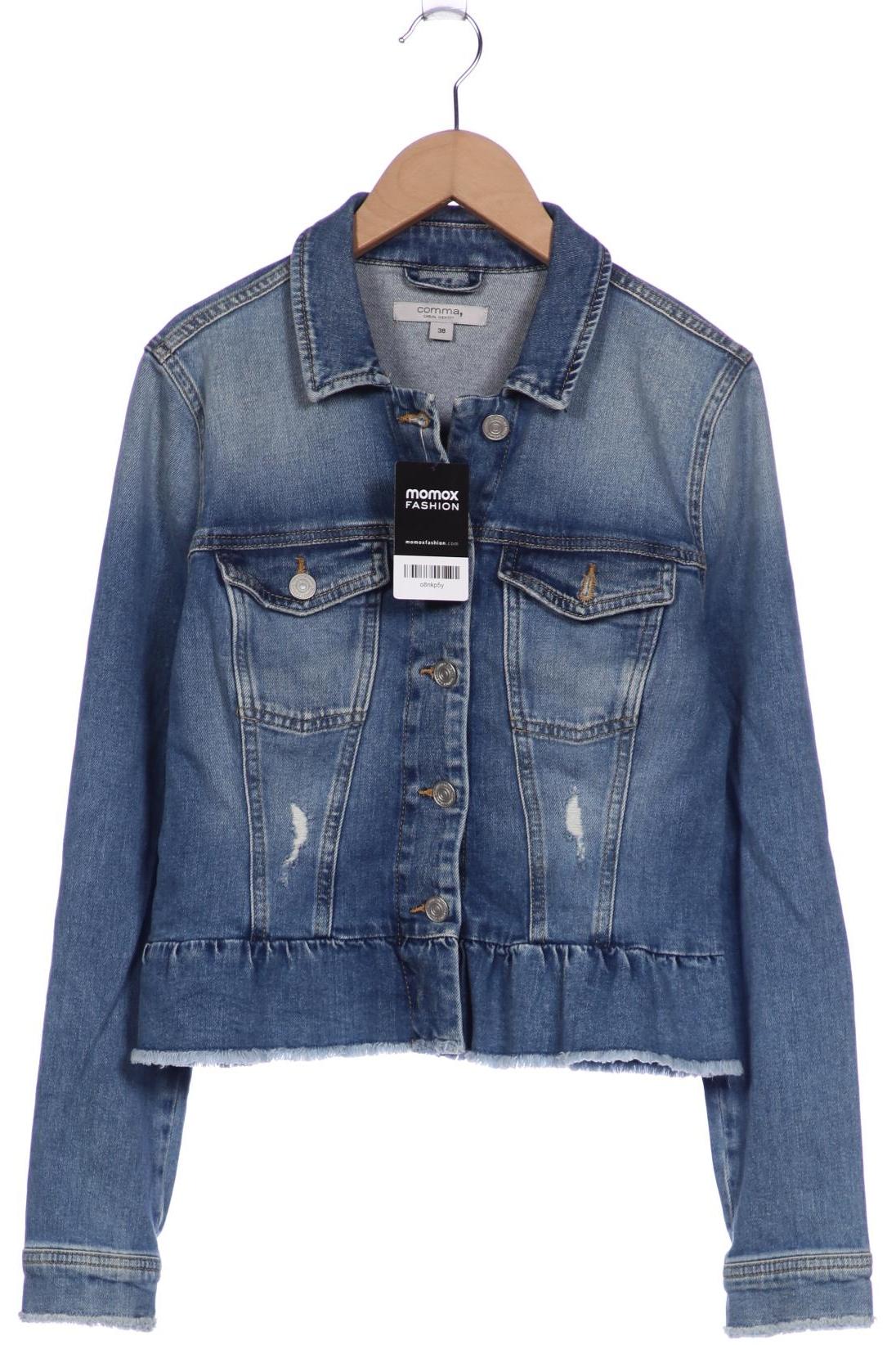 

Comma Damen Jacke, blau, Gr. 38