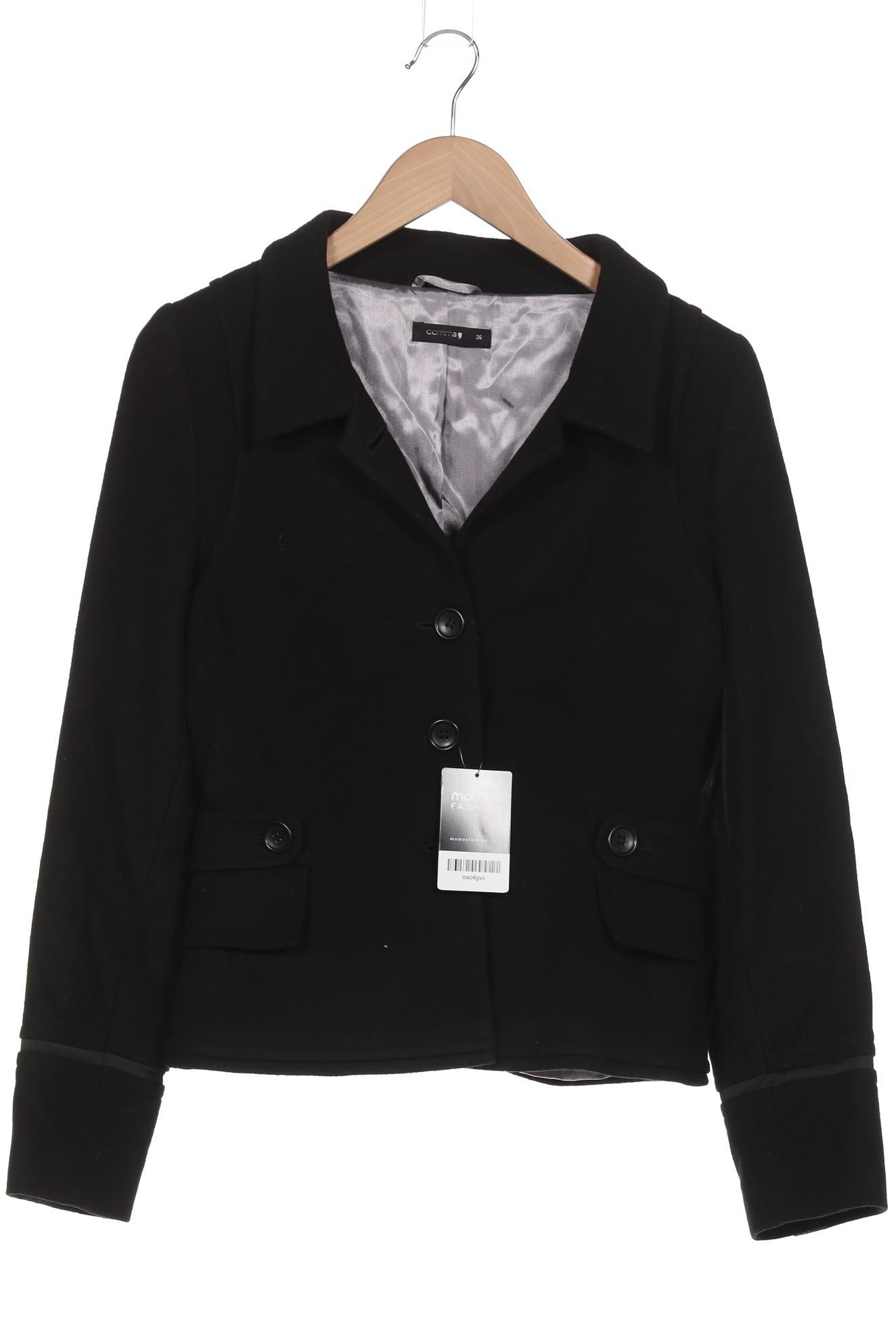 

Comma Damen Jacke, schwarz, Gr. 36