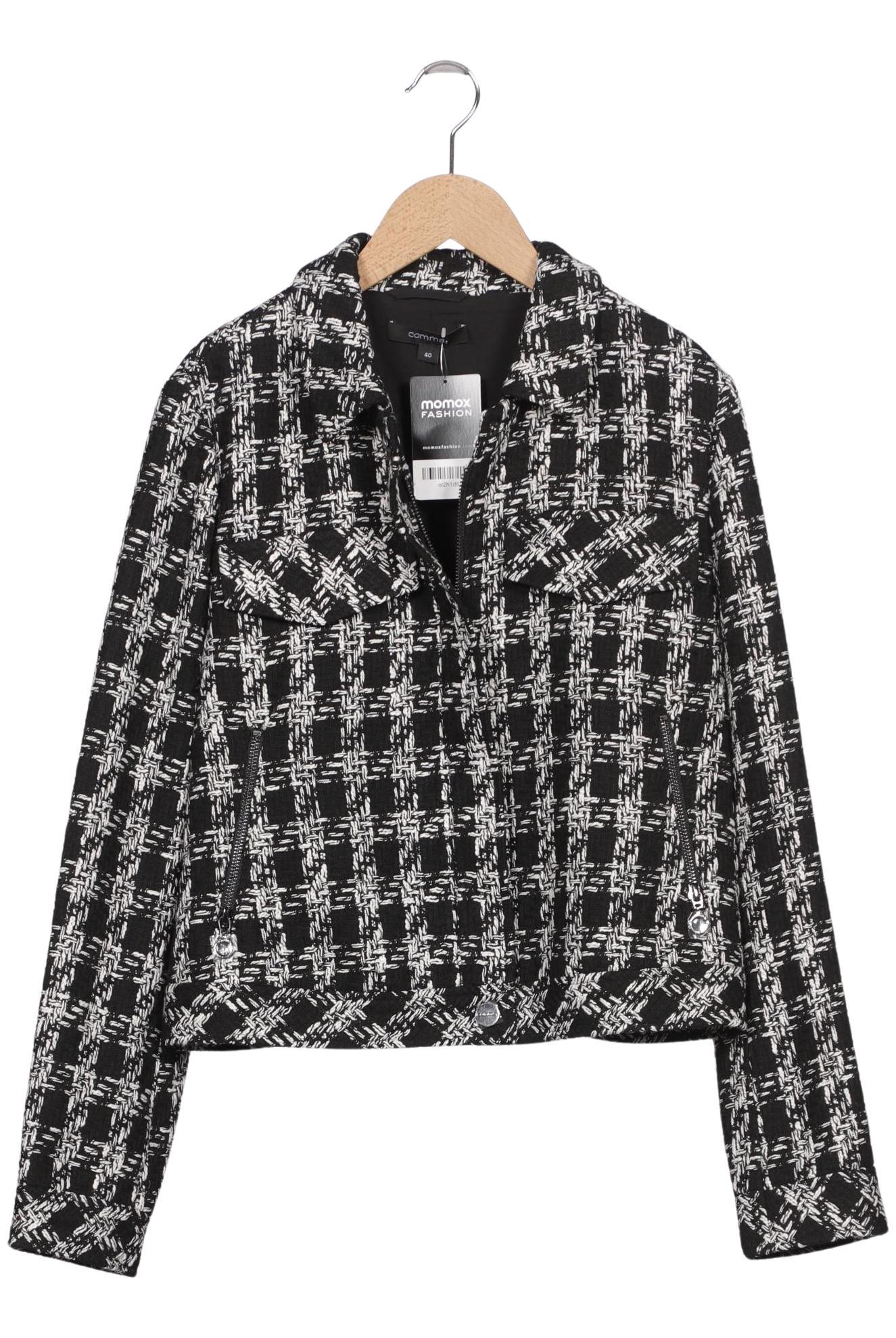 

Comma Damen Jacke, schwarz, Gr. 40