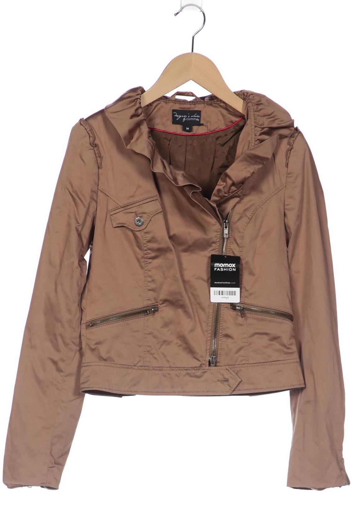 

Comma Damen Jacke, beige, Gr. 34