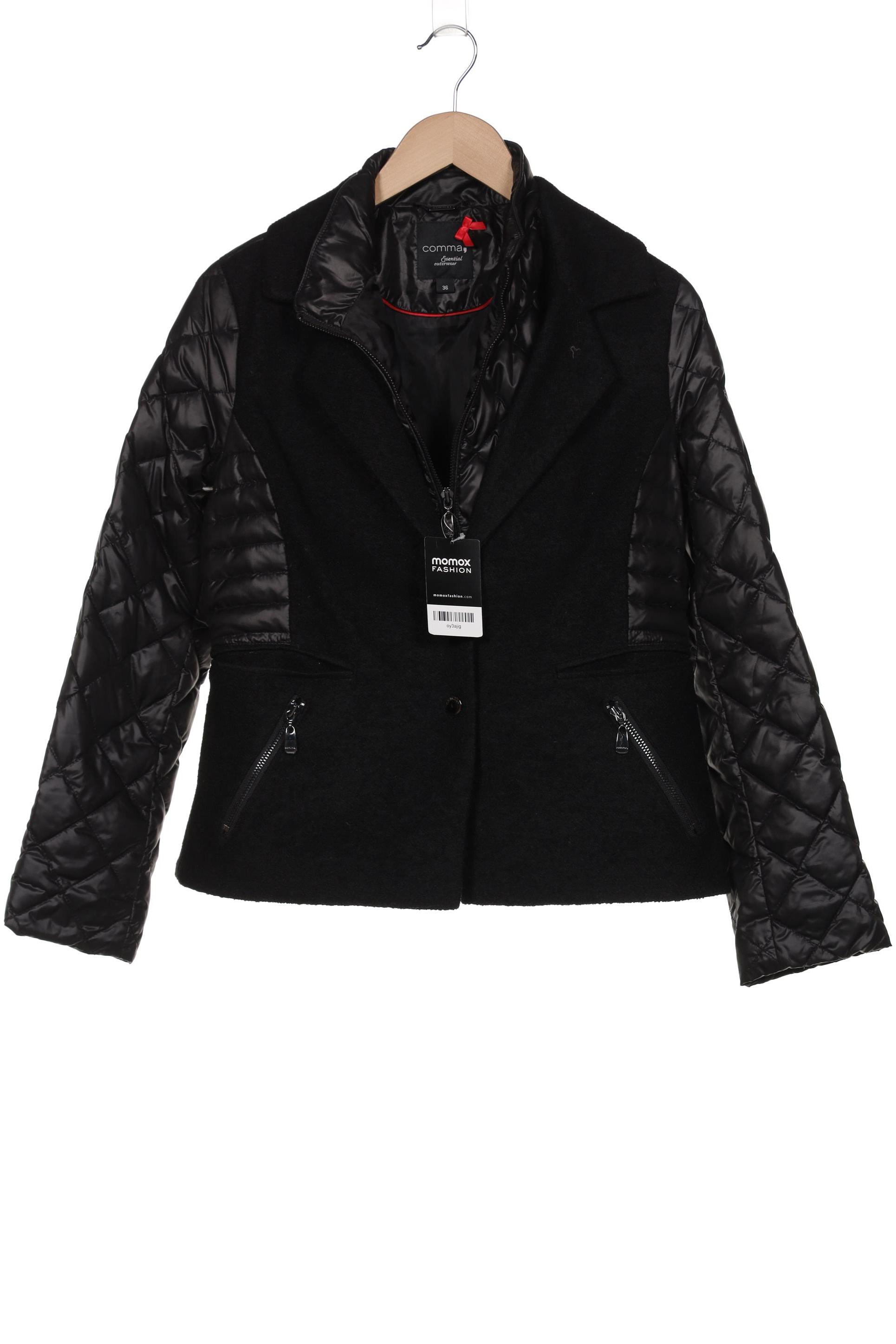 

Comma Damen Jacke, schwarz, Gr. 36