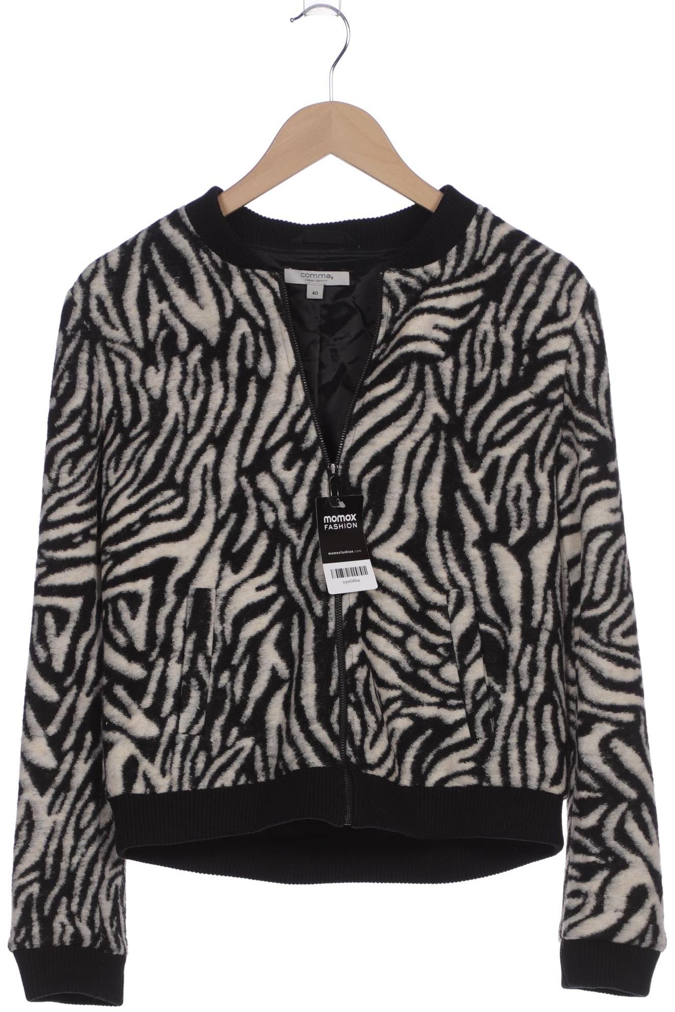 

Comma Damen Jacke, schwarz, Gr. 40