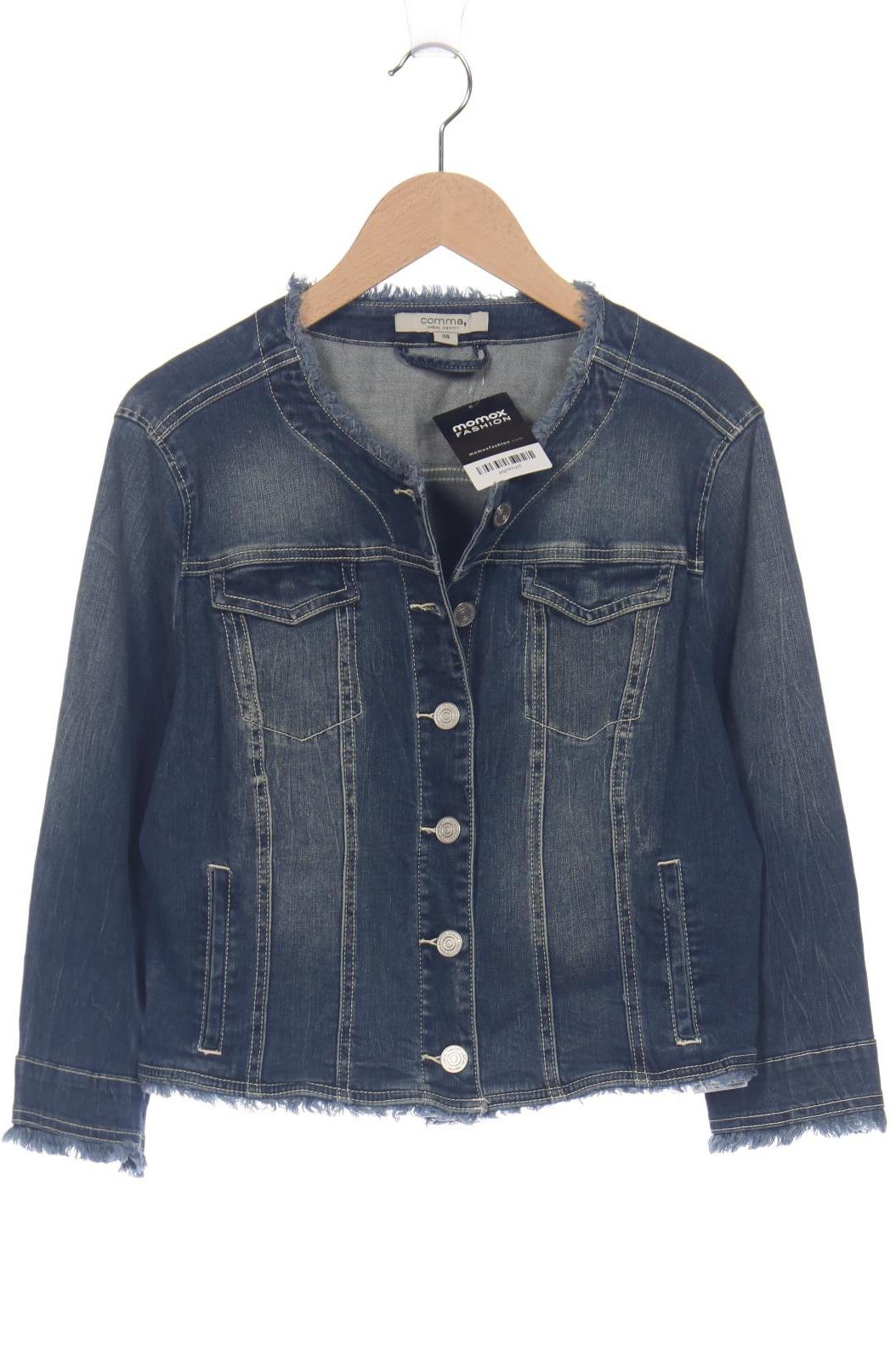 

Comma Damen Jacke, marineblau, Gr. 38