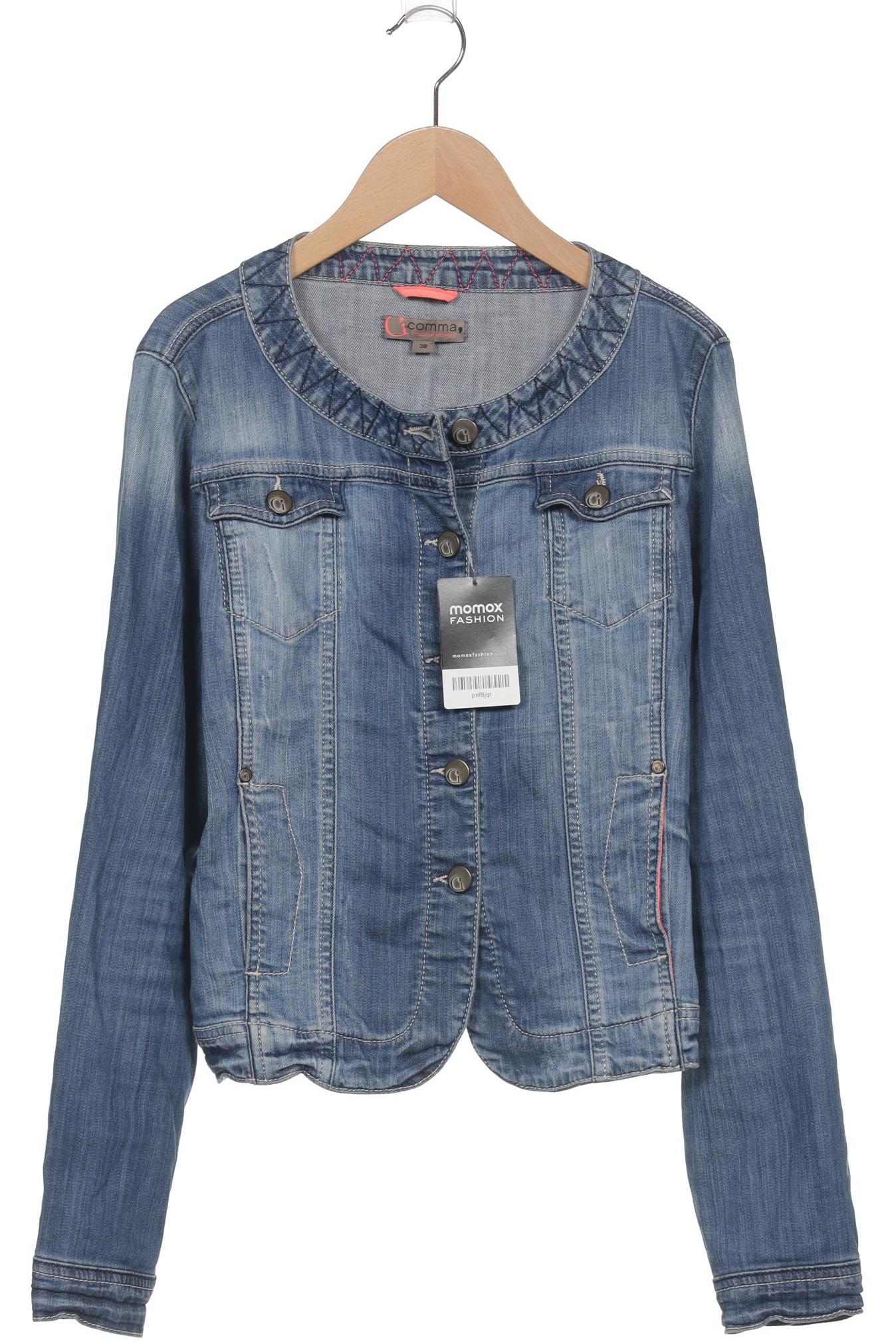 

Comma Damen Jacke, blau, Gr. 38