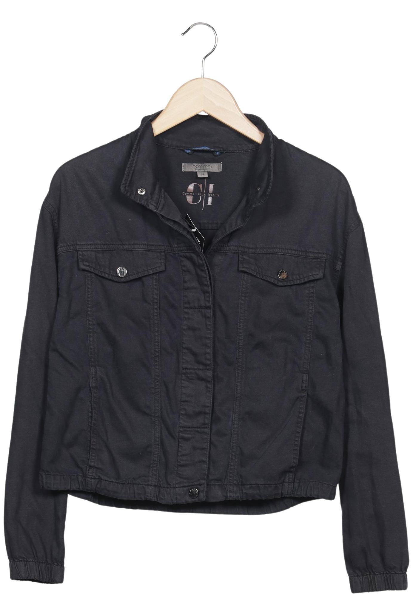 

Comma Damen Jacke, schwarz, Gr. 34