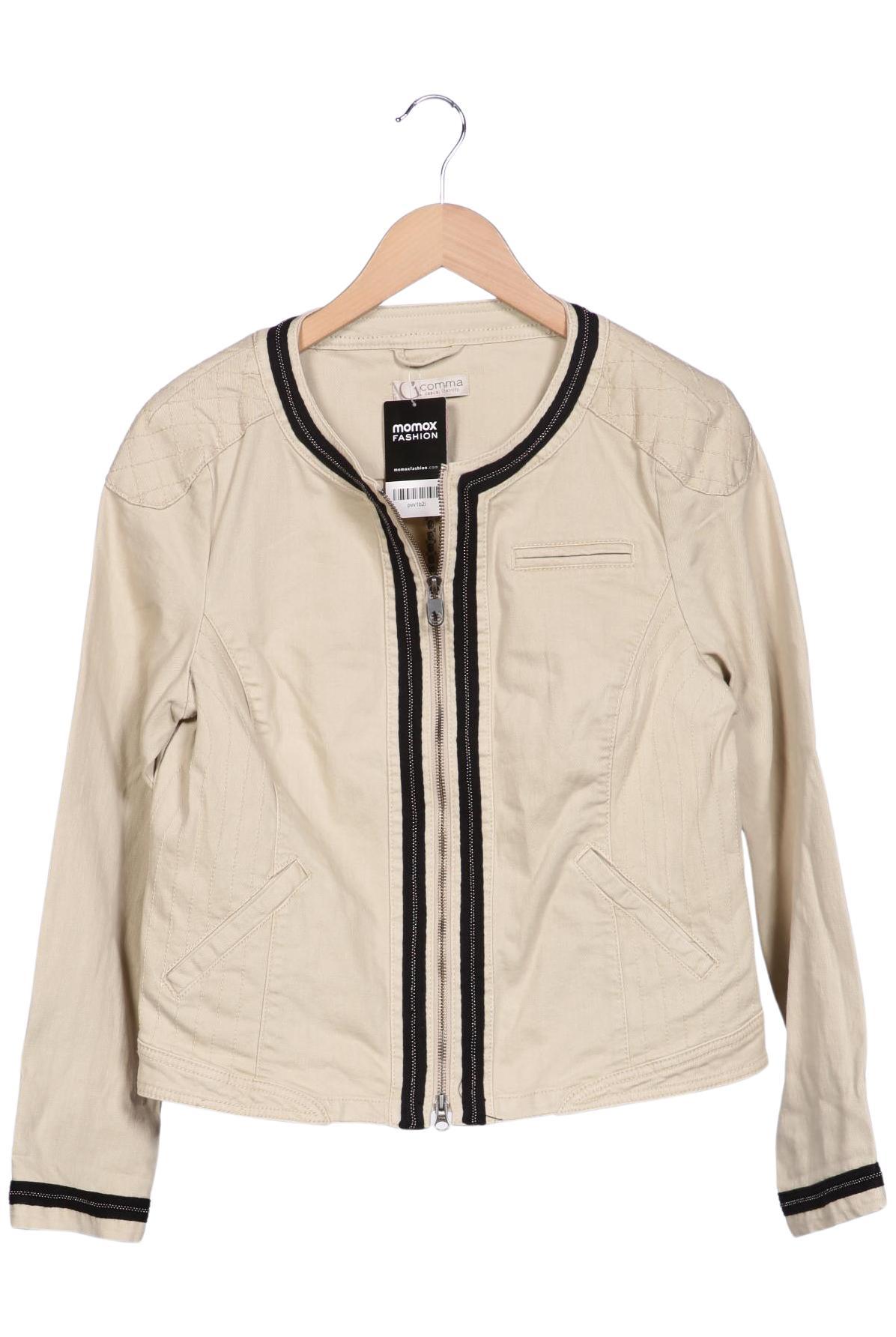 

Comma Damen Jacke, beige, Gr. 42