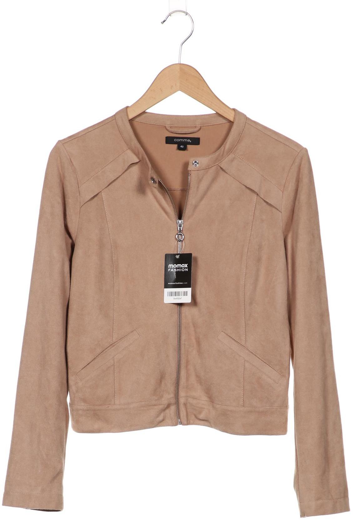 

Comma Damen Jacke, beige, Gr. 42