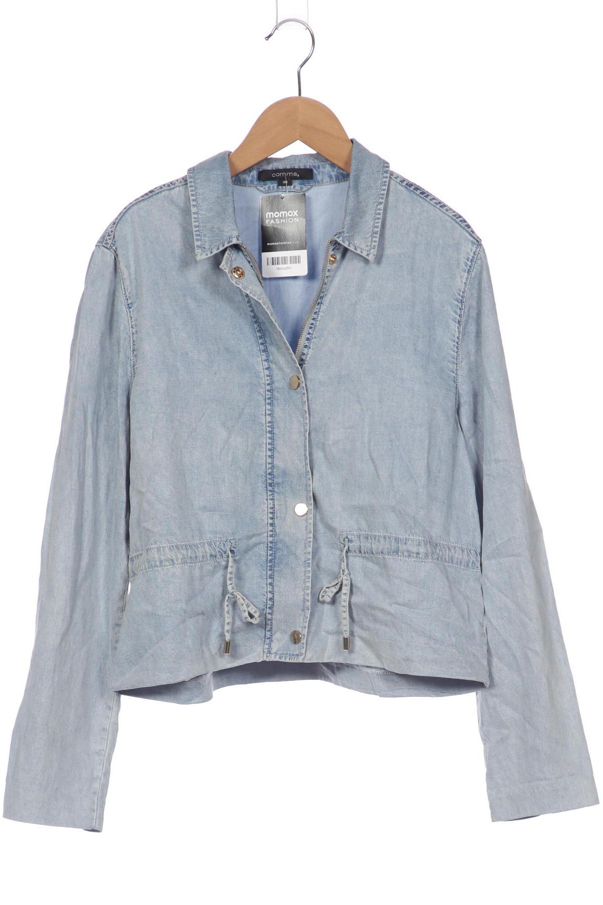 

Comma Damen Jacke, blau, Gr. 38