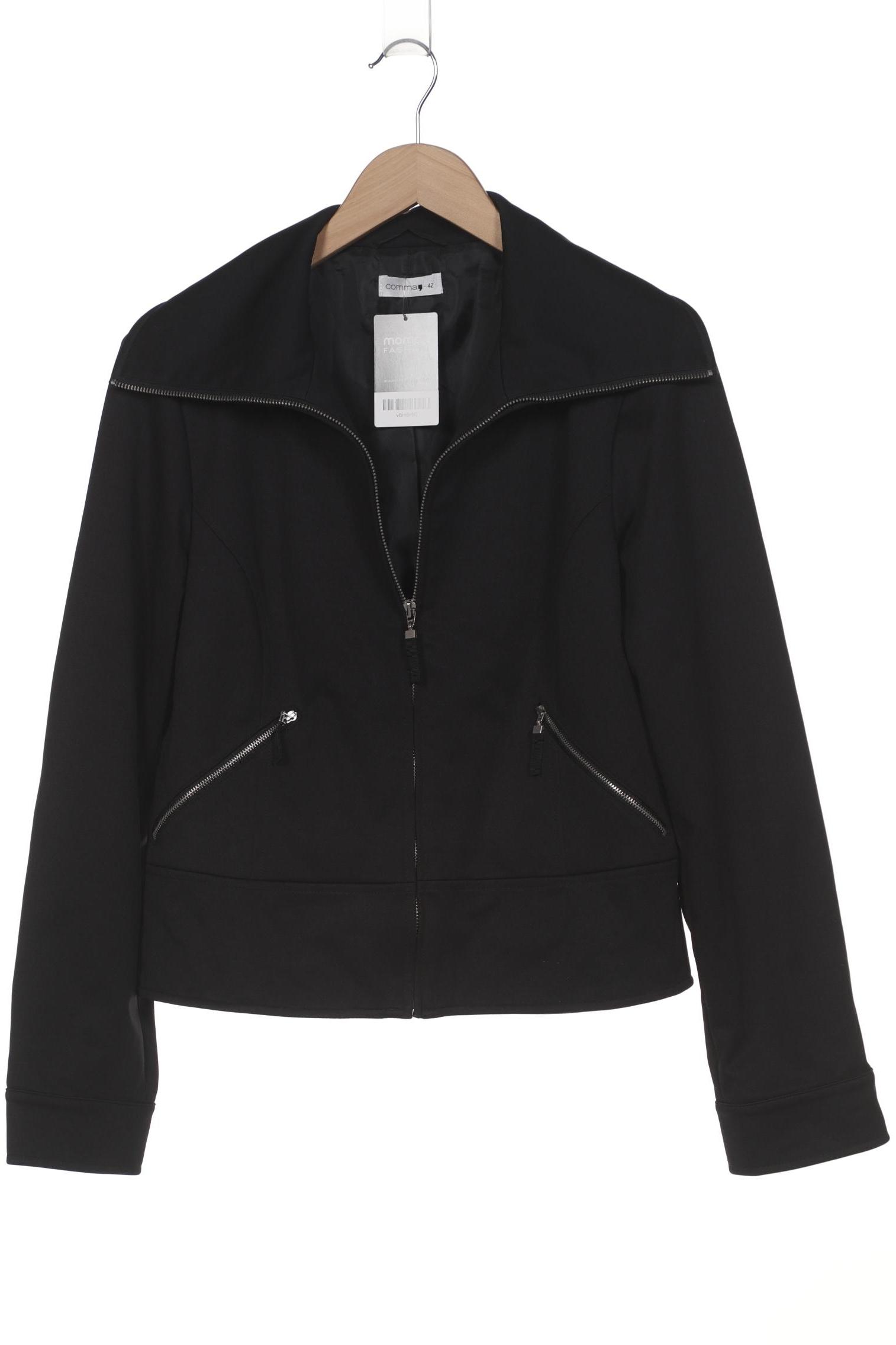 

Comma Damen Jacke, schwarz, Gr. 42
