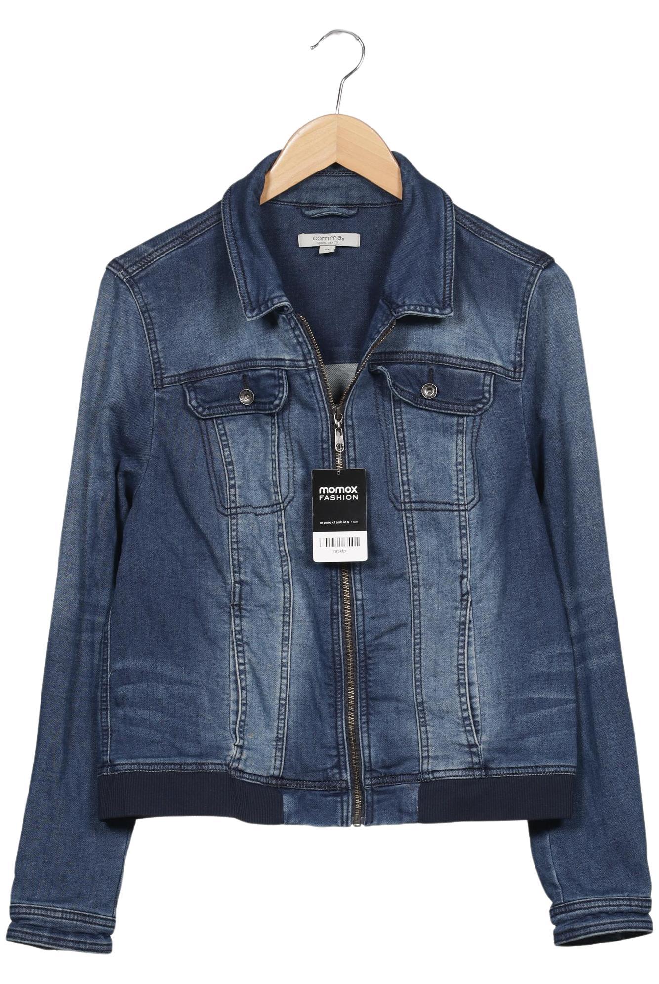 

Comma Damen Jacke, blau, Gr. 42