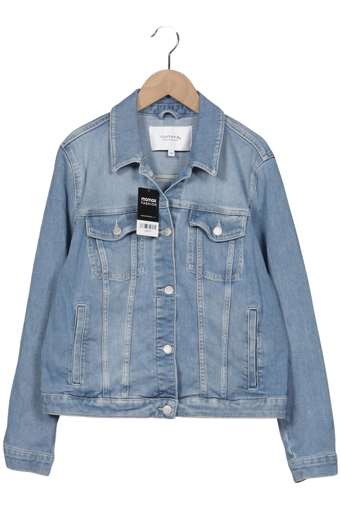 

Comma Damen Jacke, hellblau, Gr. 42