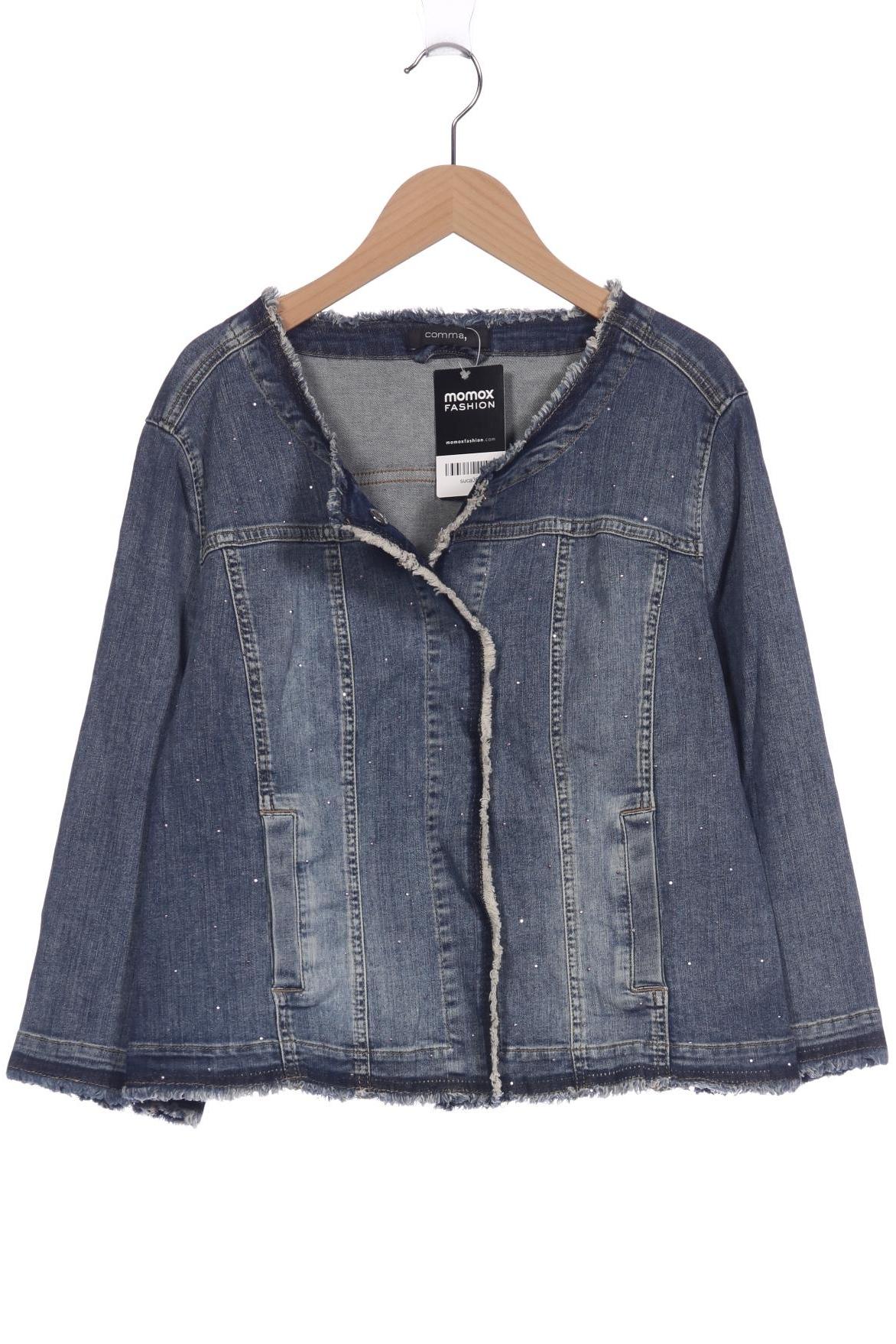 

Comma Damen Jacke, blau, Gr. 38