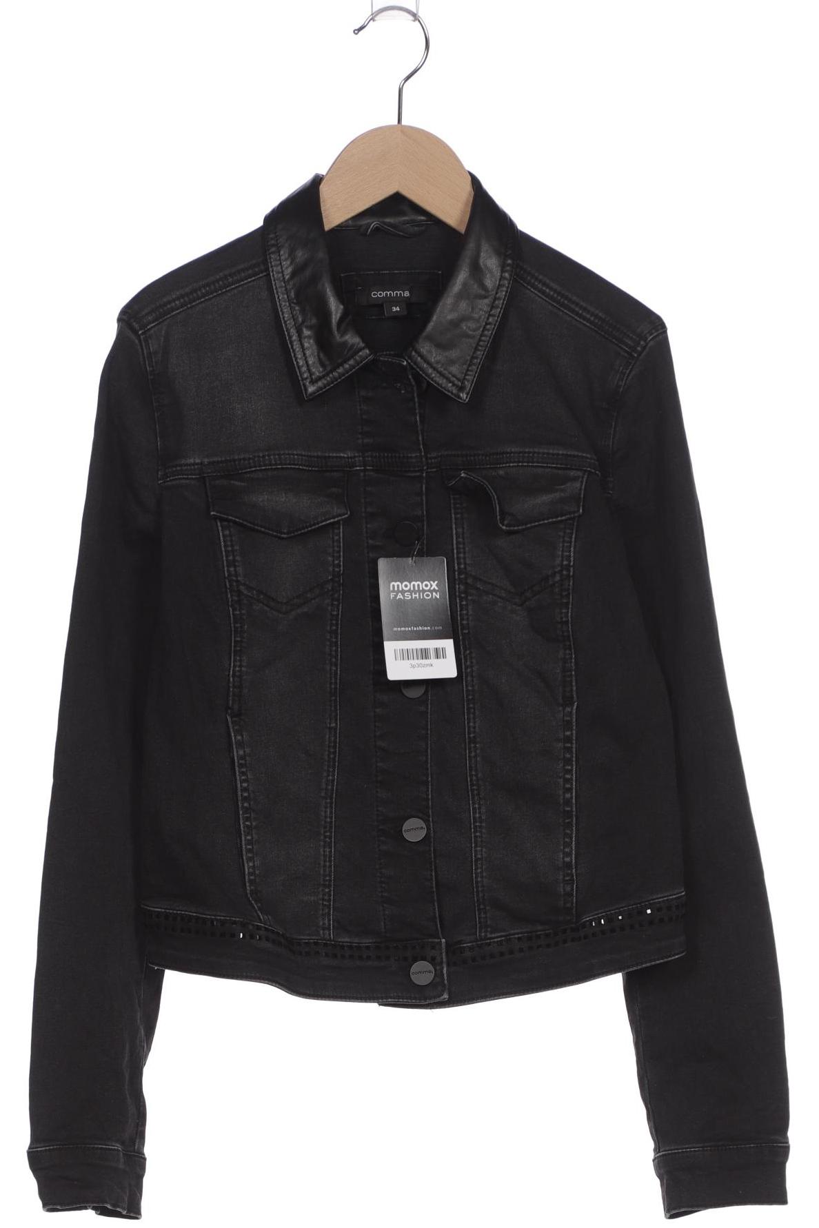 

Comma Damen Jacke, schwarz, Gr. 34