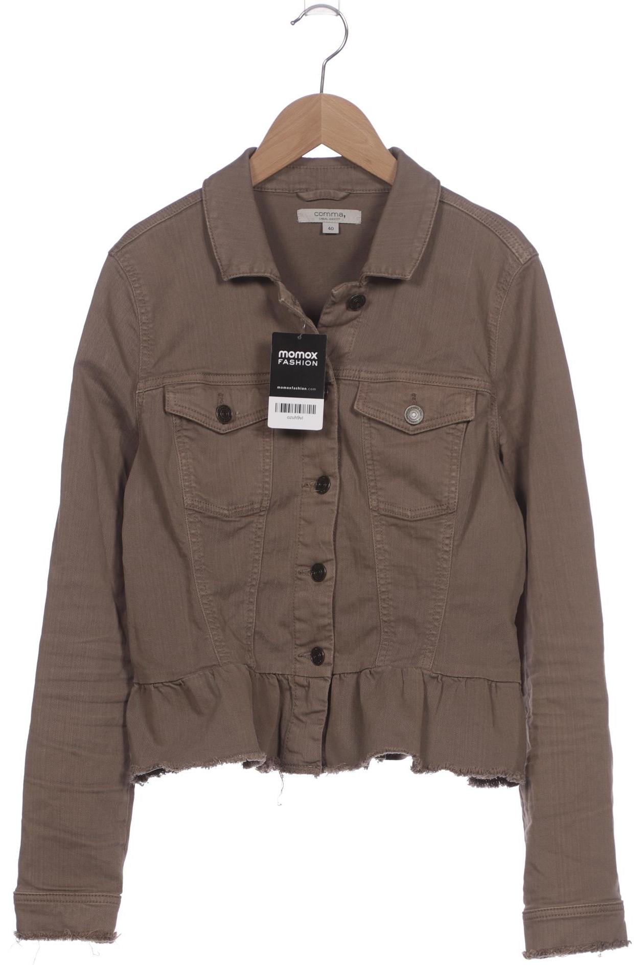 

Comma Damen Jacke, beige, Gr. 40