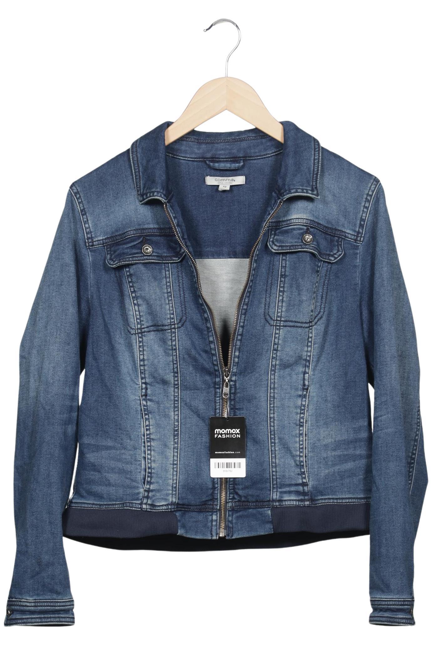 

Comma Damen Jacke, blau, Gr. 42