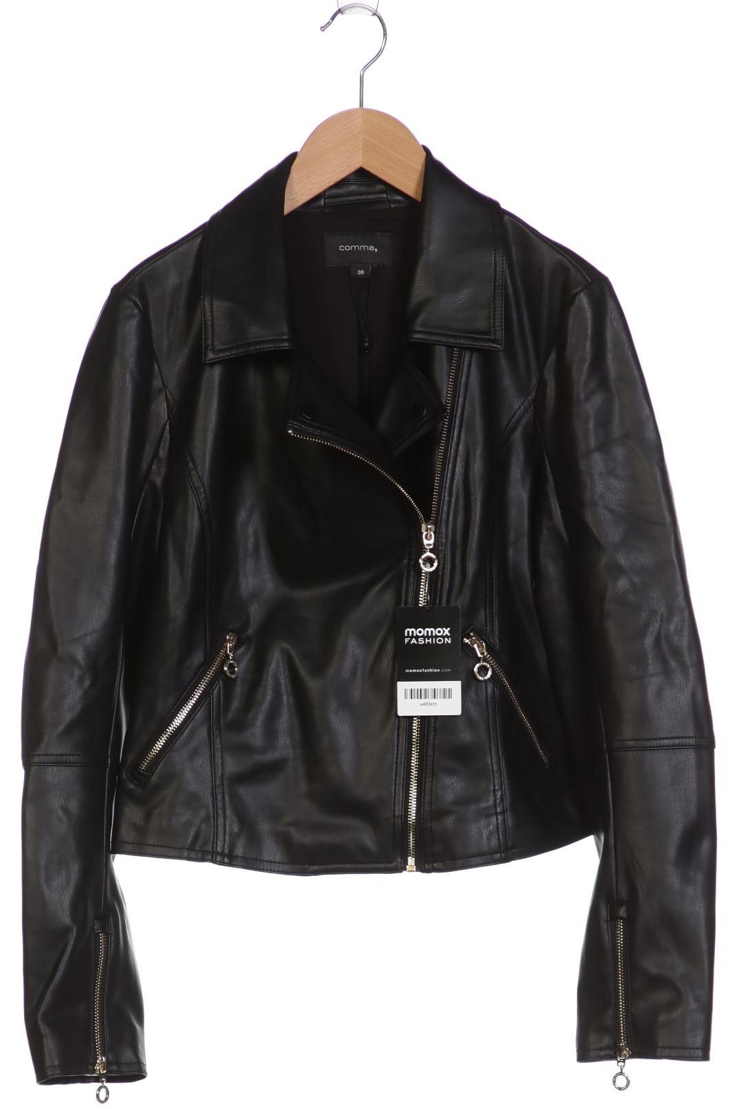 

Comma Damen Jacke, schwarz, Gr. 36