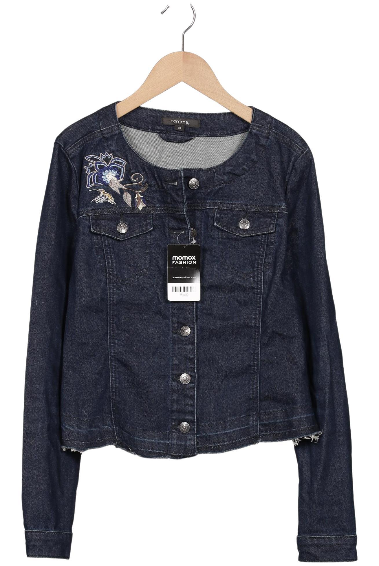 

Comma Damen Jacke, marineblau, Gr. 36
