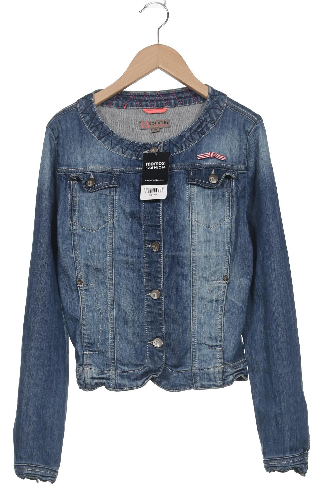 

Comma Damen Jacke, blau, Gr. 36