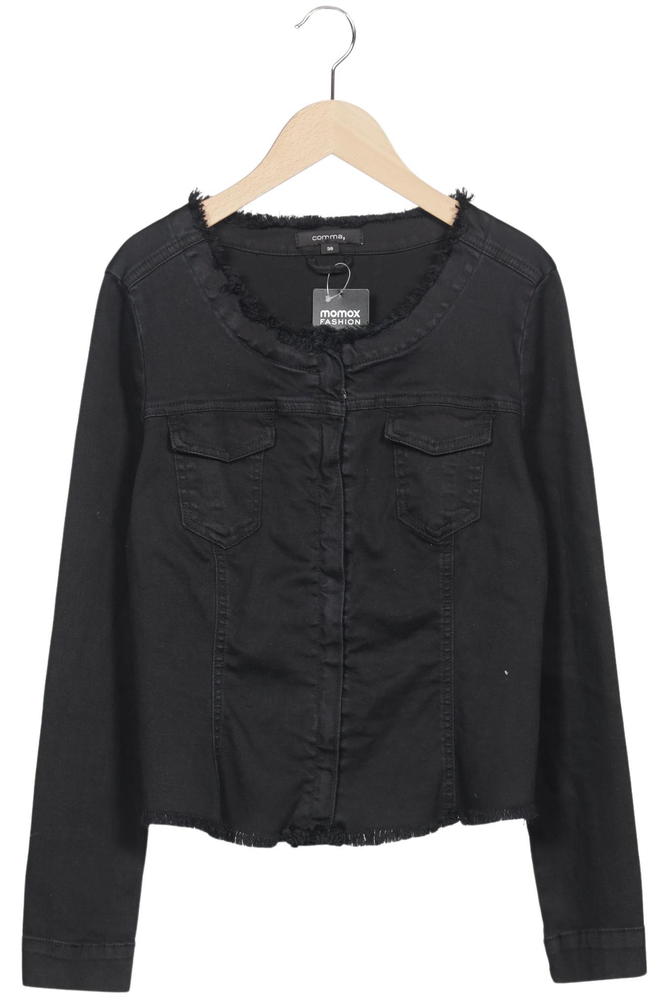 

Comma Damen Jacke, schwarz, Gr. 36